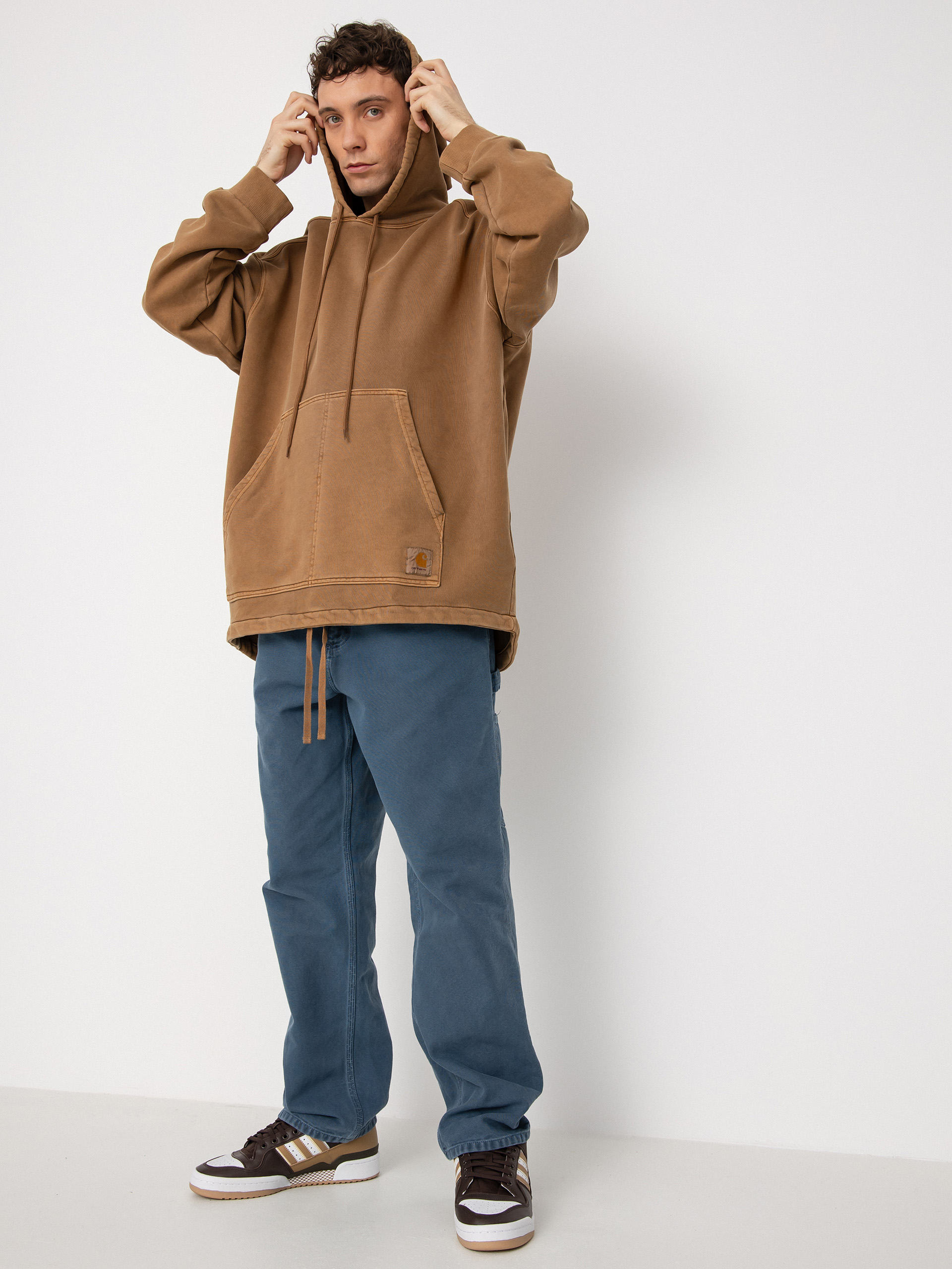 Bluza z kapturem Carhartt WIP Arling HD (tamarind)