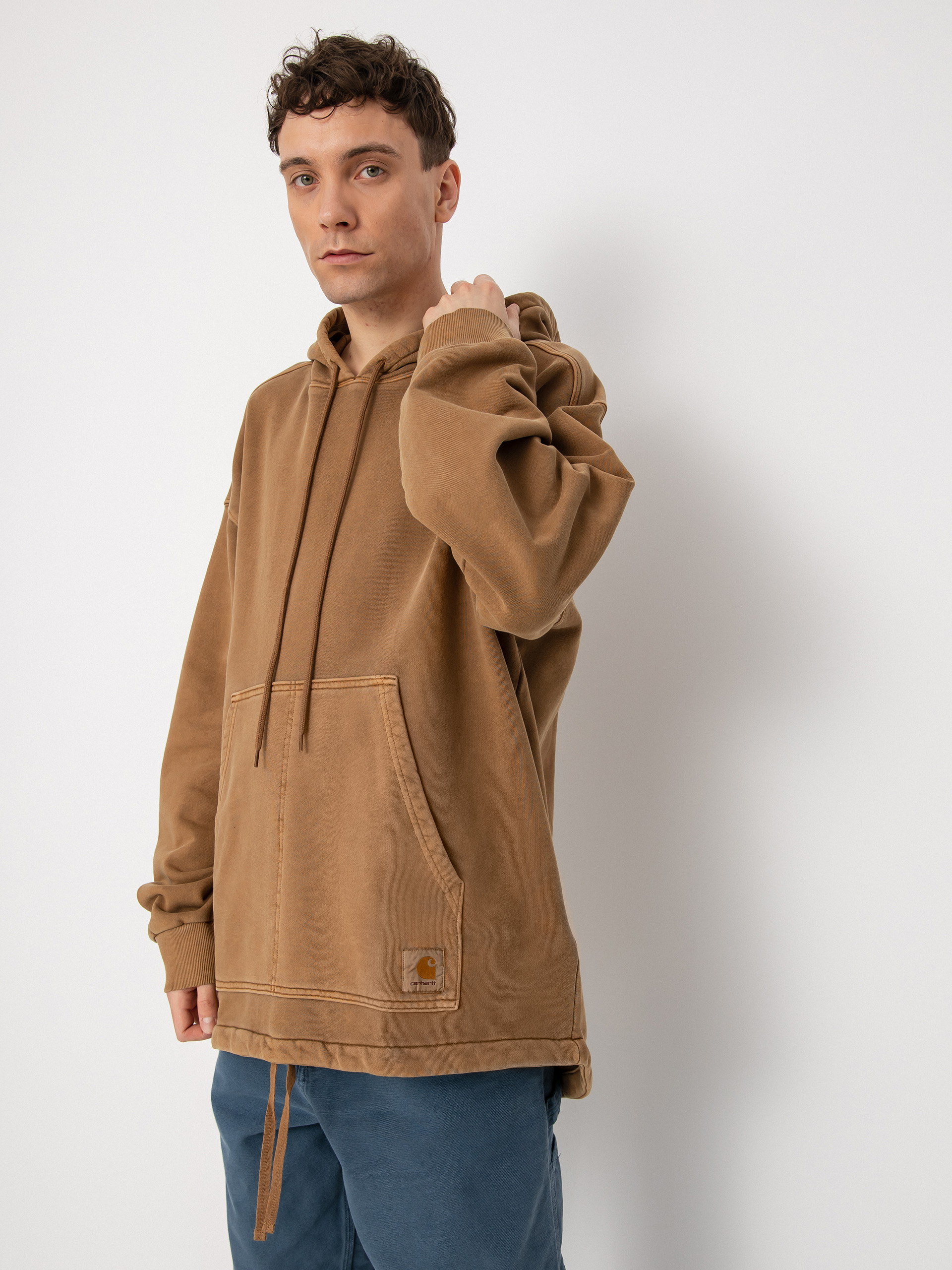 Bluza z kapturem Carhartt WIP Arling HD (tamarind)