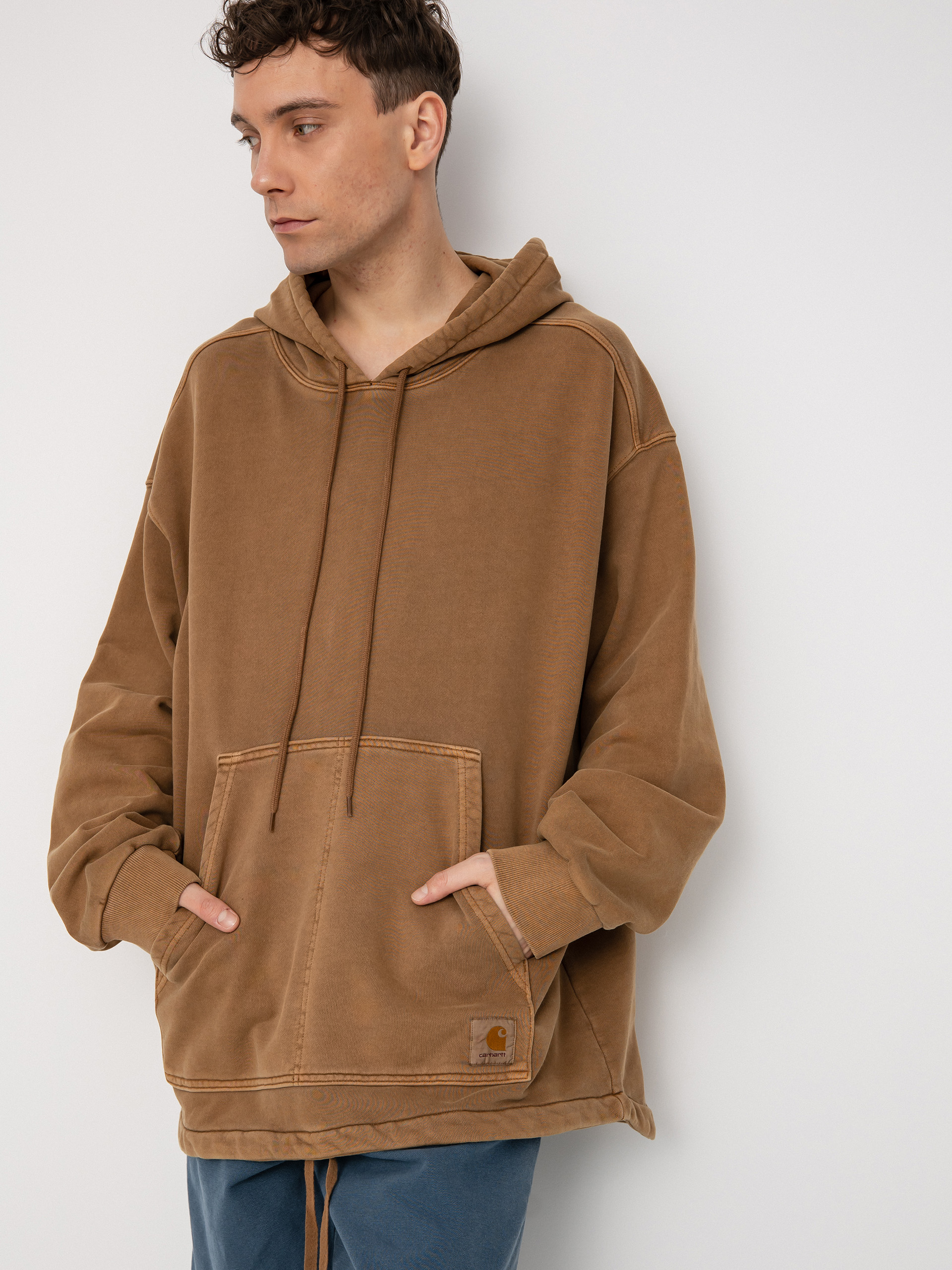 Bluza z kapturem Carhartt WIP Arling HD (tamarind)