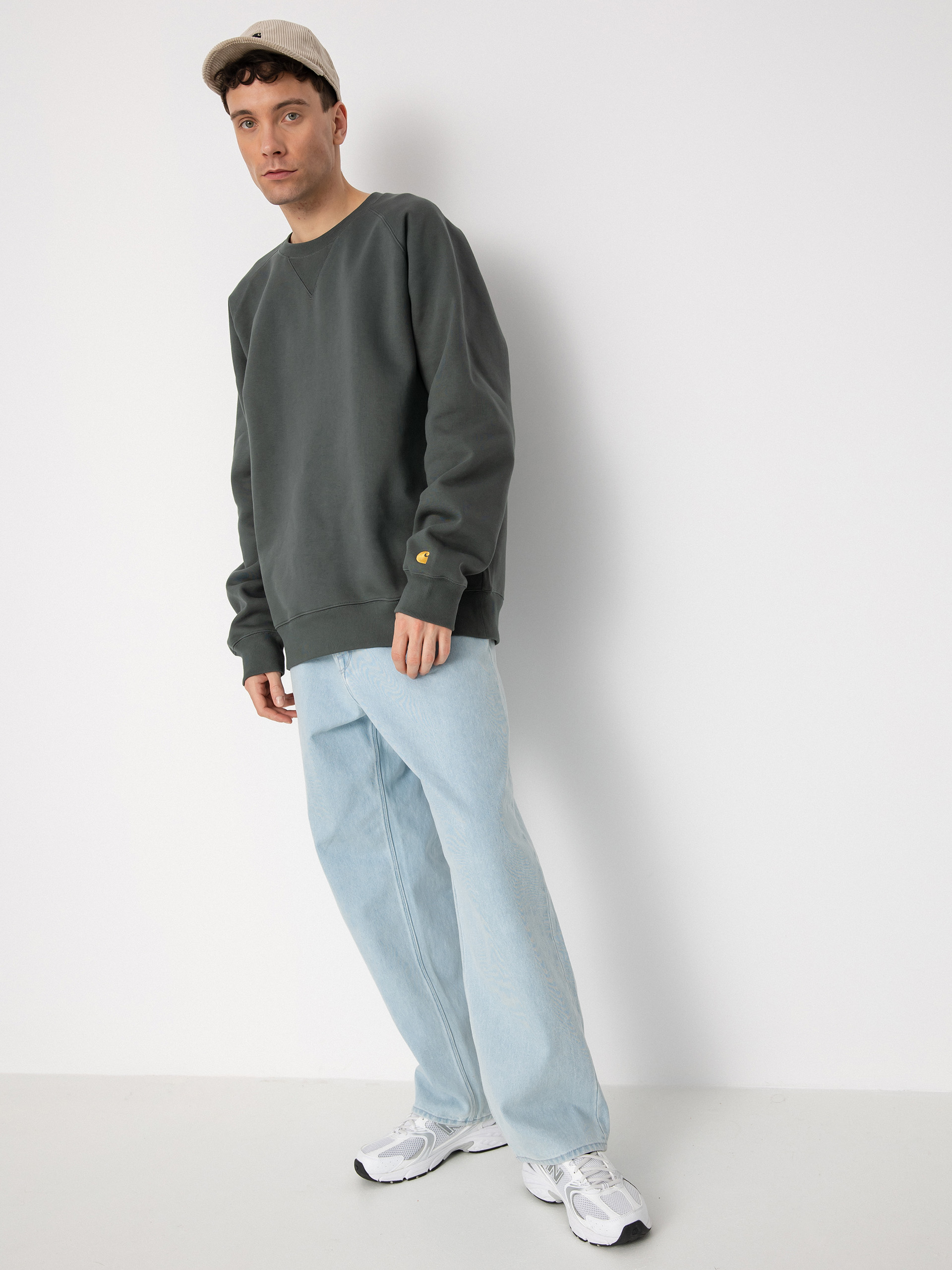 Bluza Carhartt WIP Chase (jura/gold)