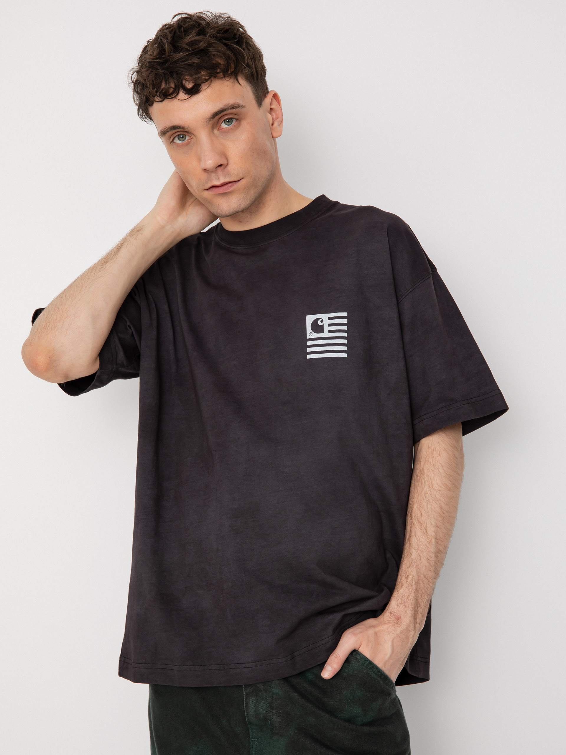 T-shirt Carhartt WIP Chromo (black chromo)