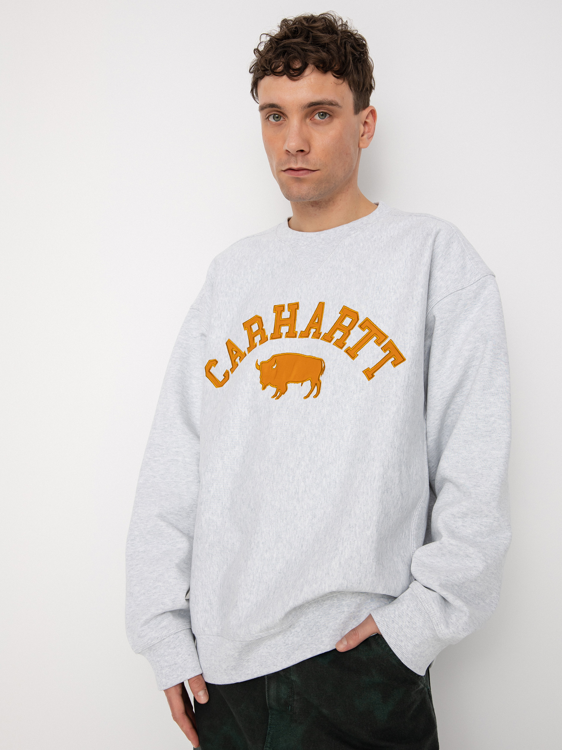 Bluza Carhartt WIP Locker (ash heather/brown)