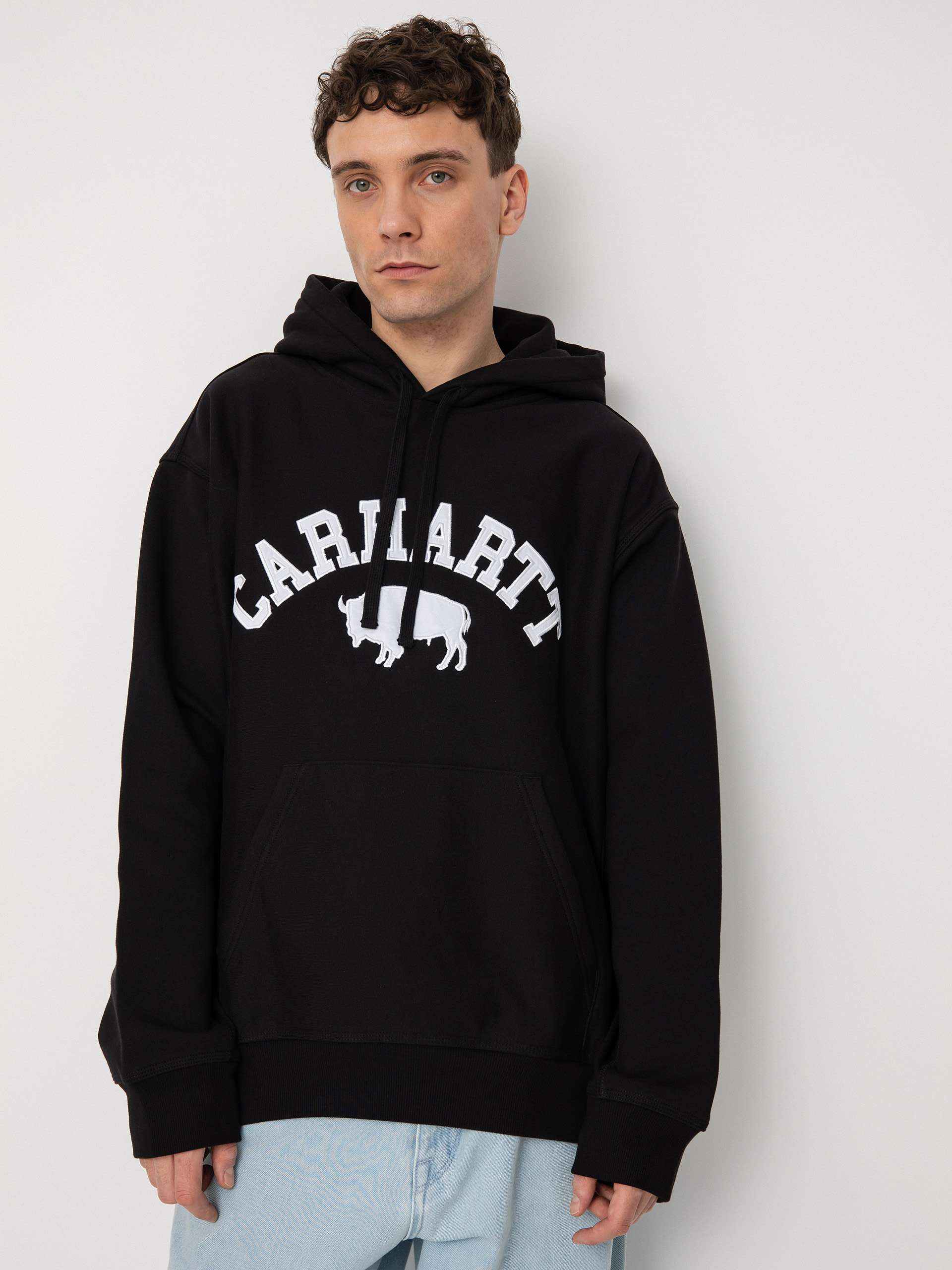 Bluza z kapturem Carhartt WIP Locker HD (black/white)