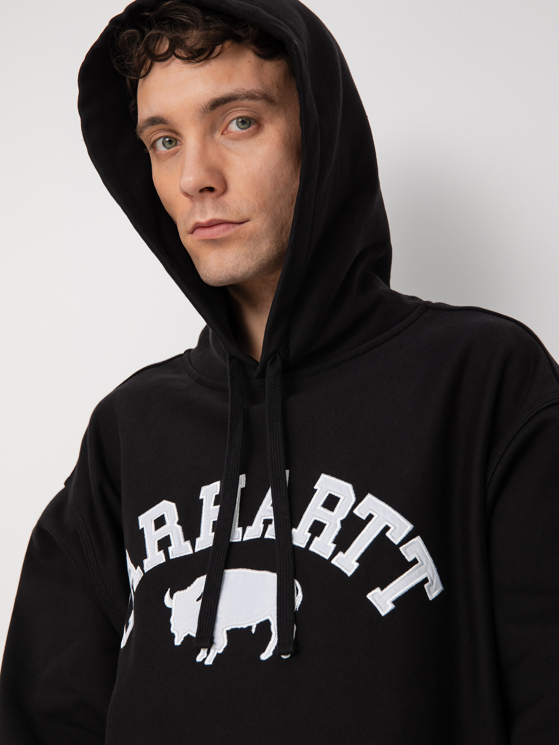 Bluza z kapturem Carhartt WIP Locker HD (black/white)