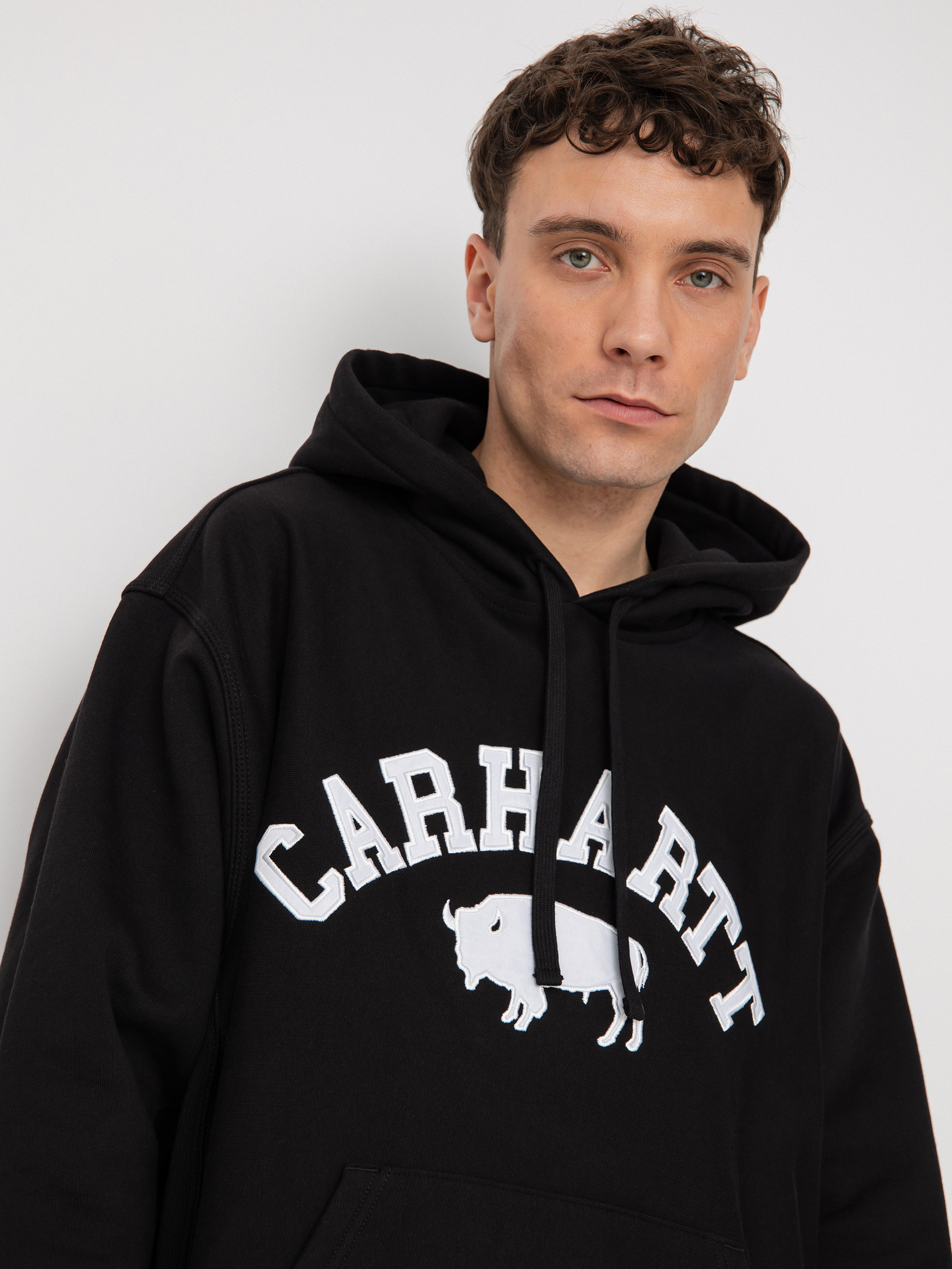 Bluza z kapturem Carhartt WIP Locker HD (black/white)
