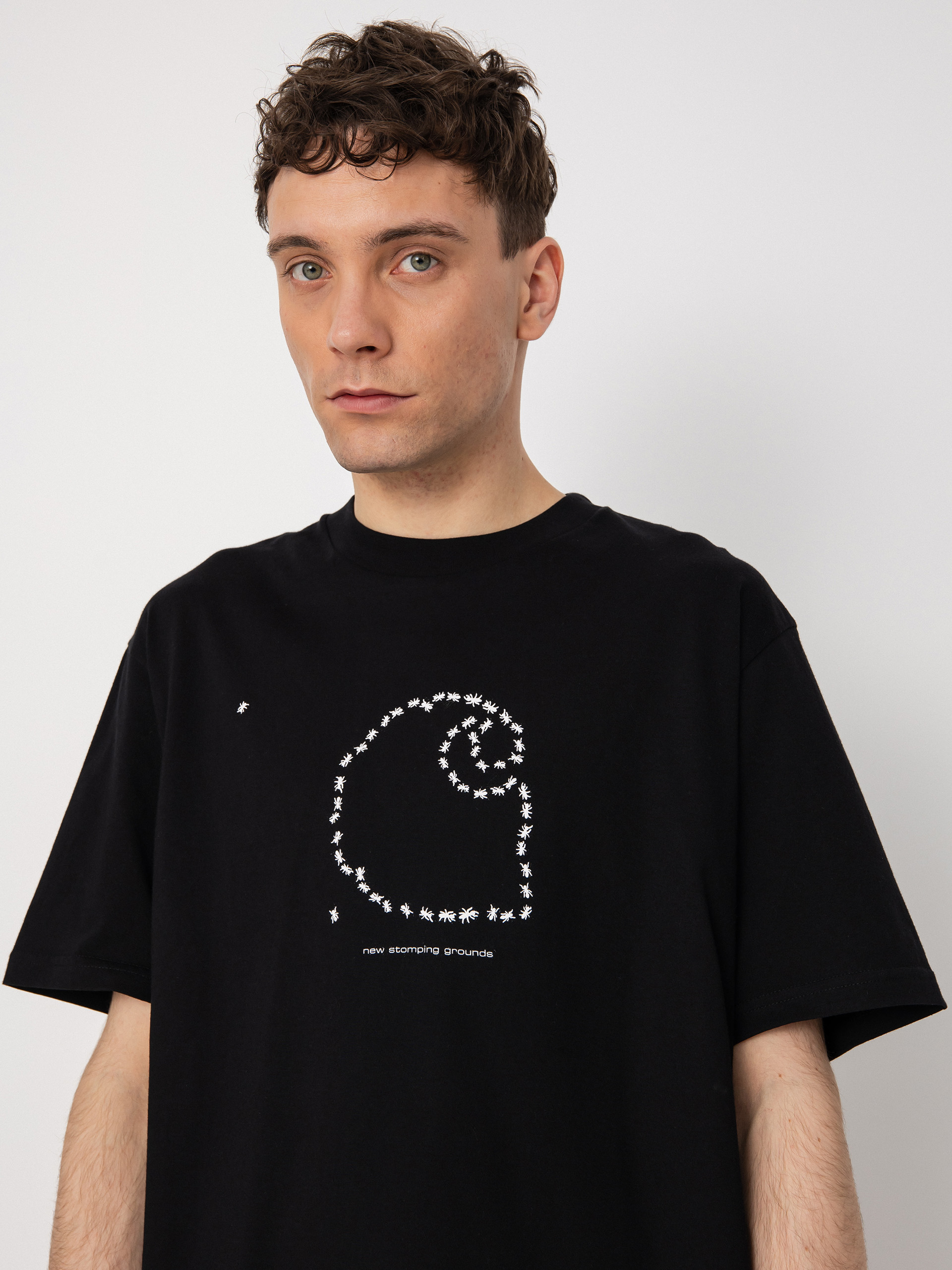 T-shirt Carhartt WIP Stomping Grounds (black/white)