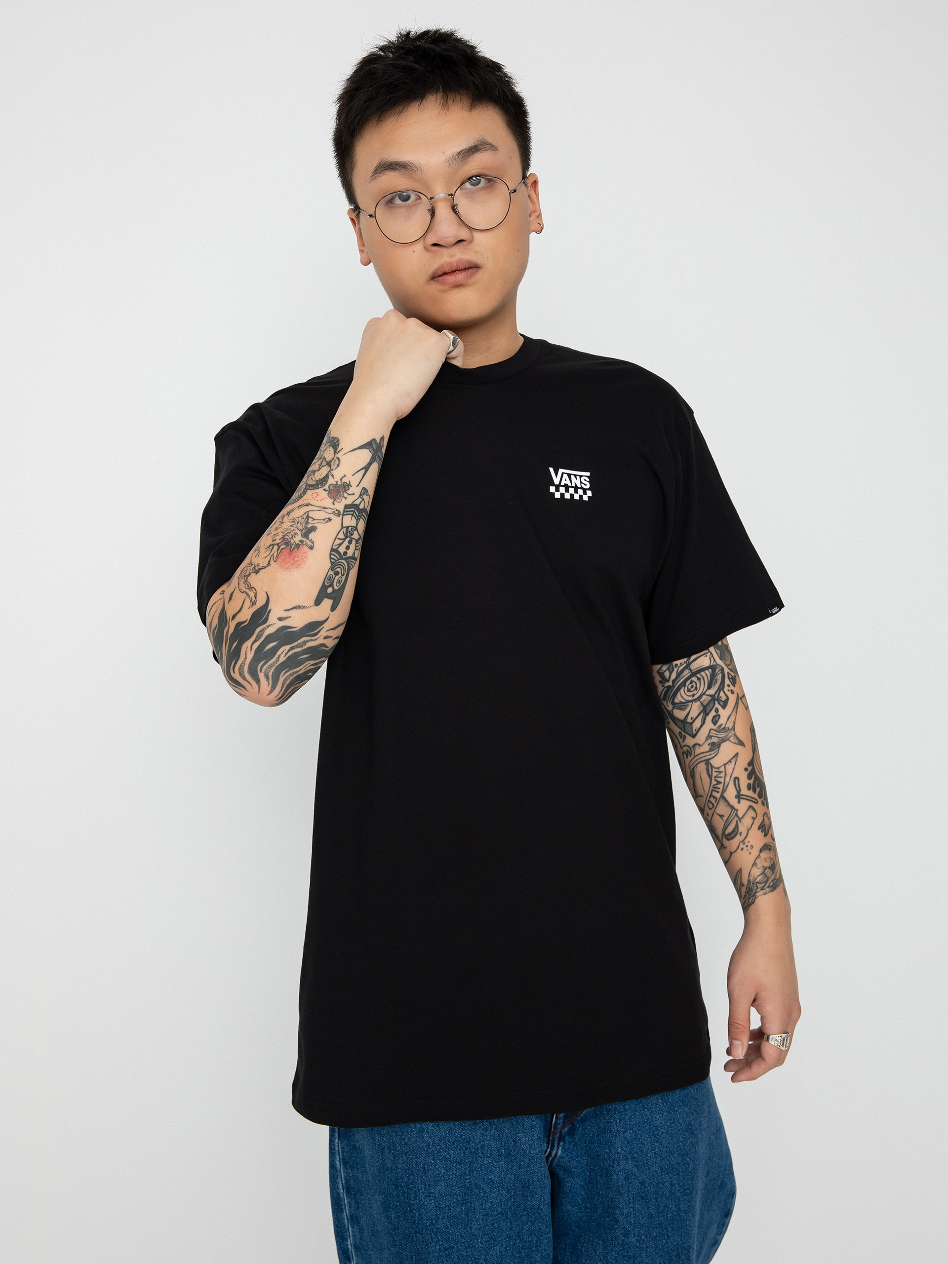 T-shirt Vans Left Chest Logo II (black)