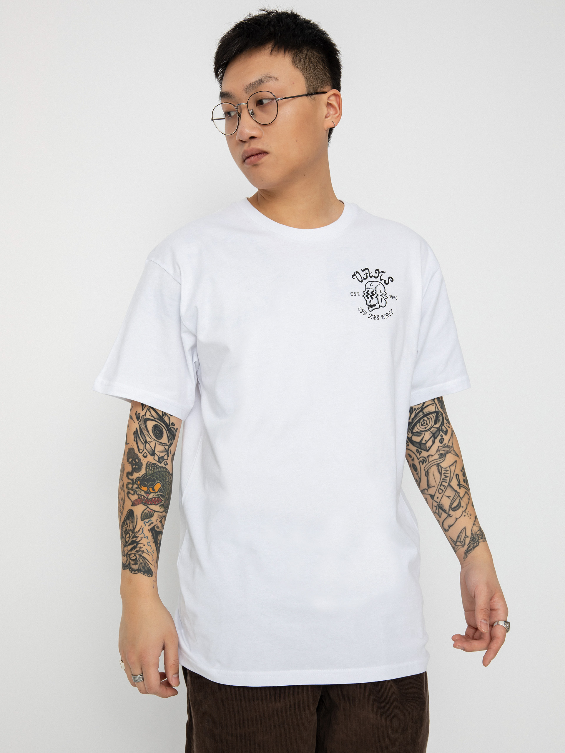 T-shirt Vans Shaken Skull (white)