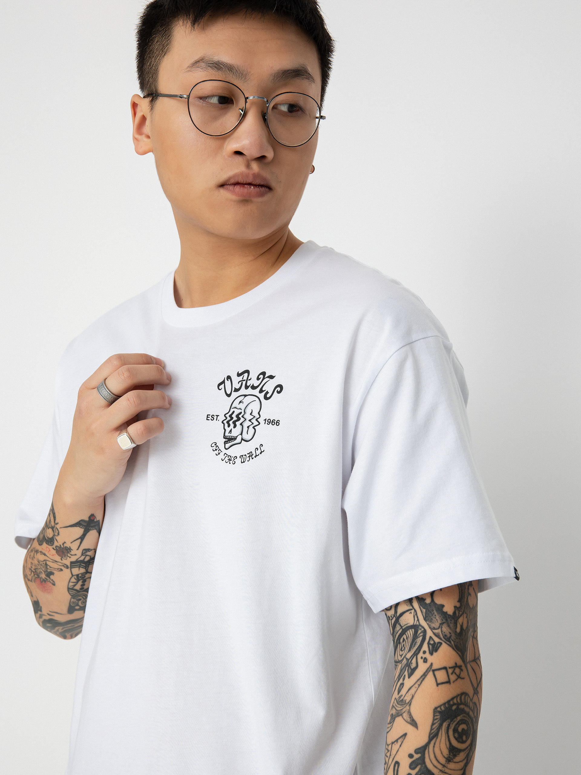T-shirt Vans Shaken Skull (white)