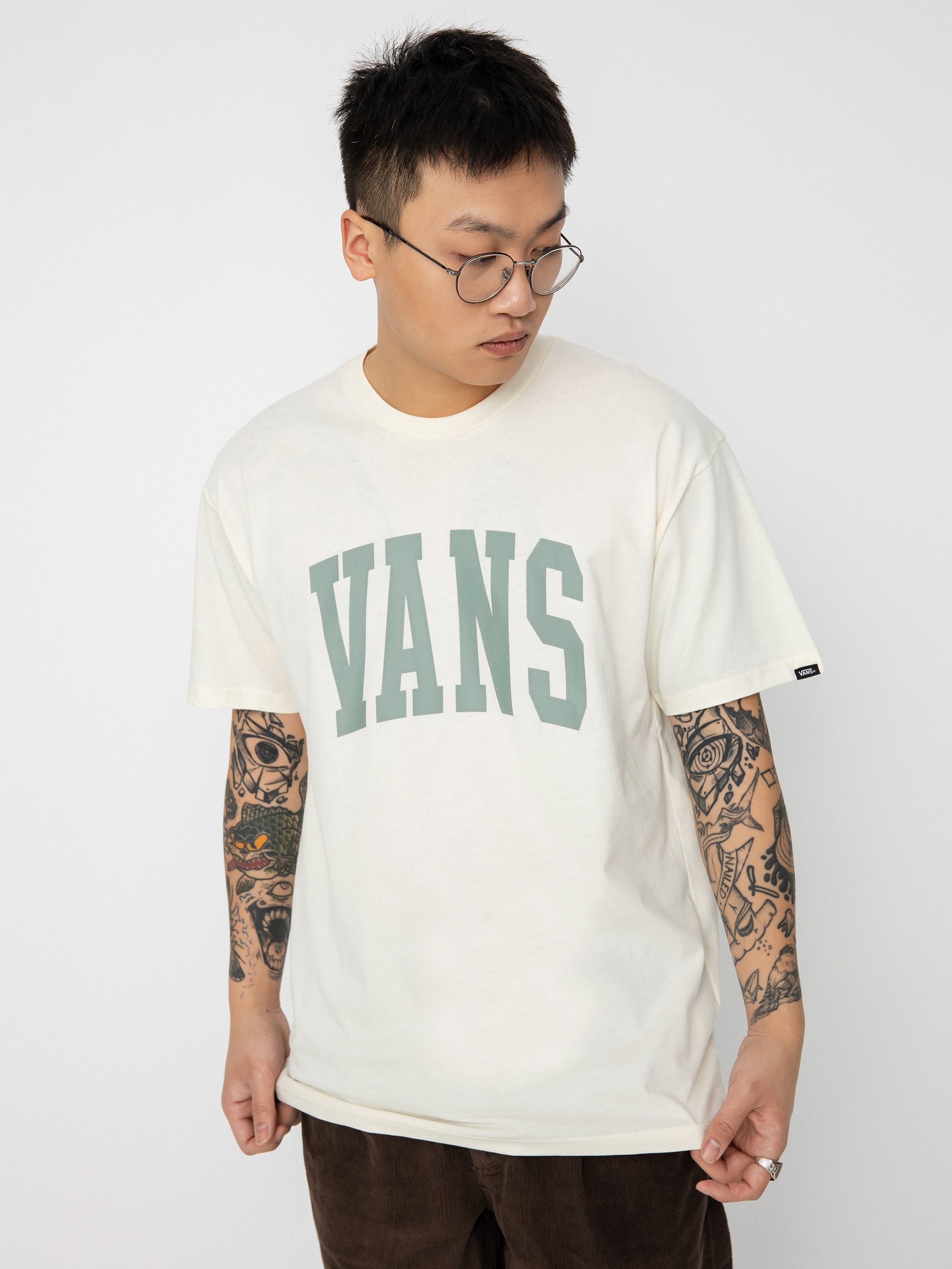 T-shirt Vans Varsity Type (antique white)