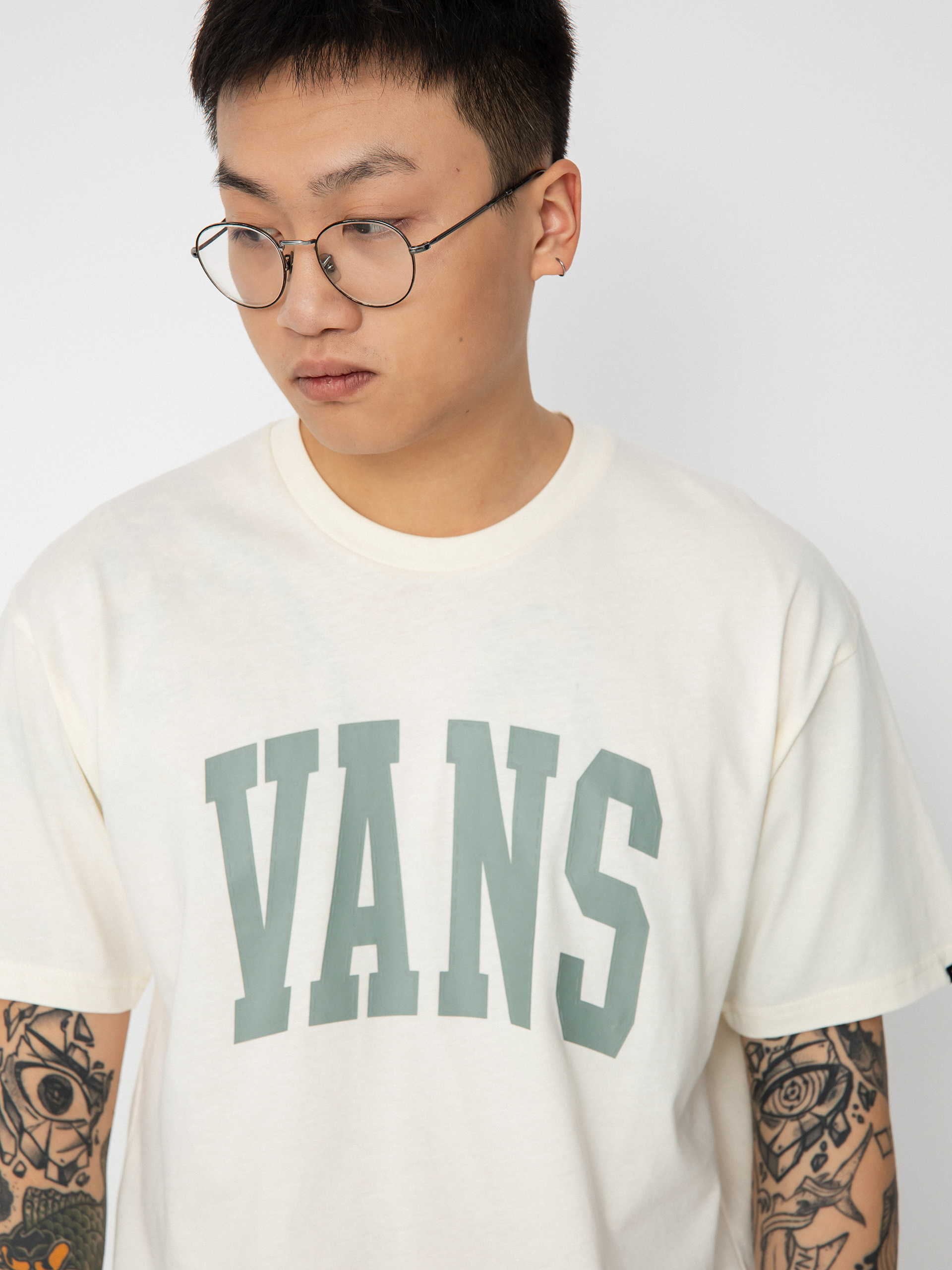 T-shirt Vans Varsity Type (antique white)