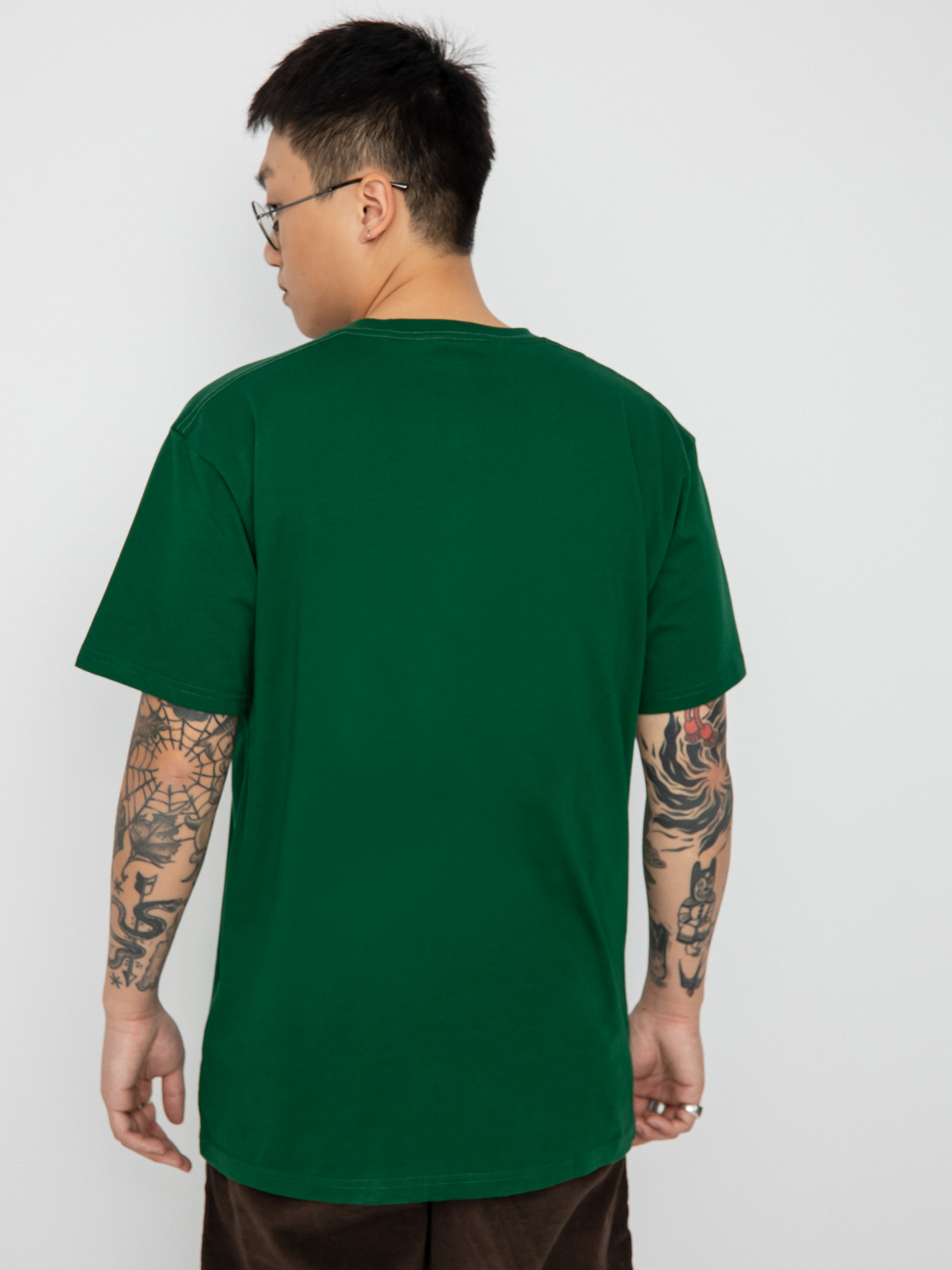 T-shirt Vans Left Chest Logo (eden/white)
