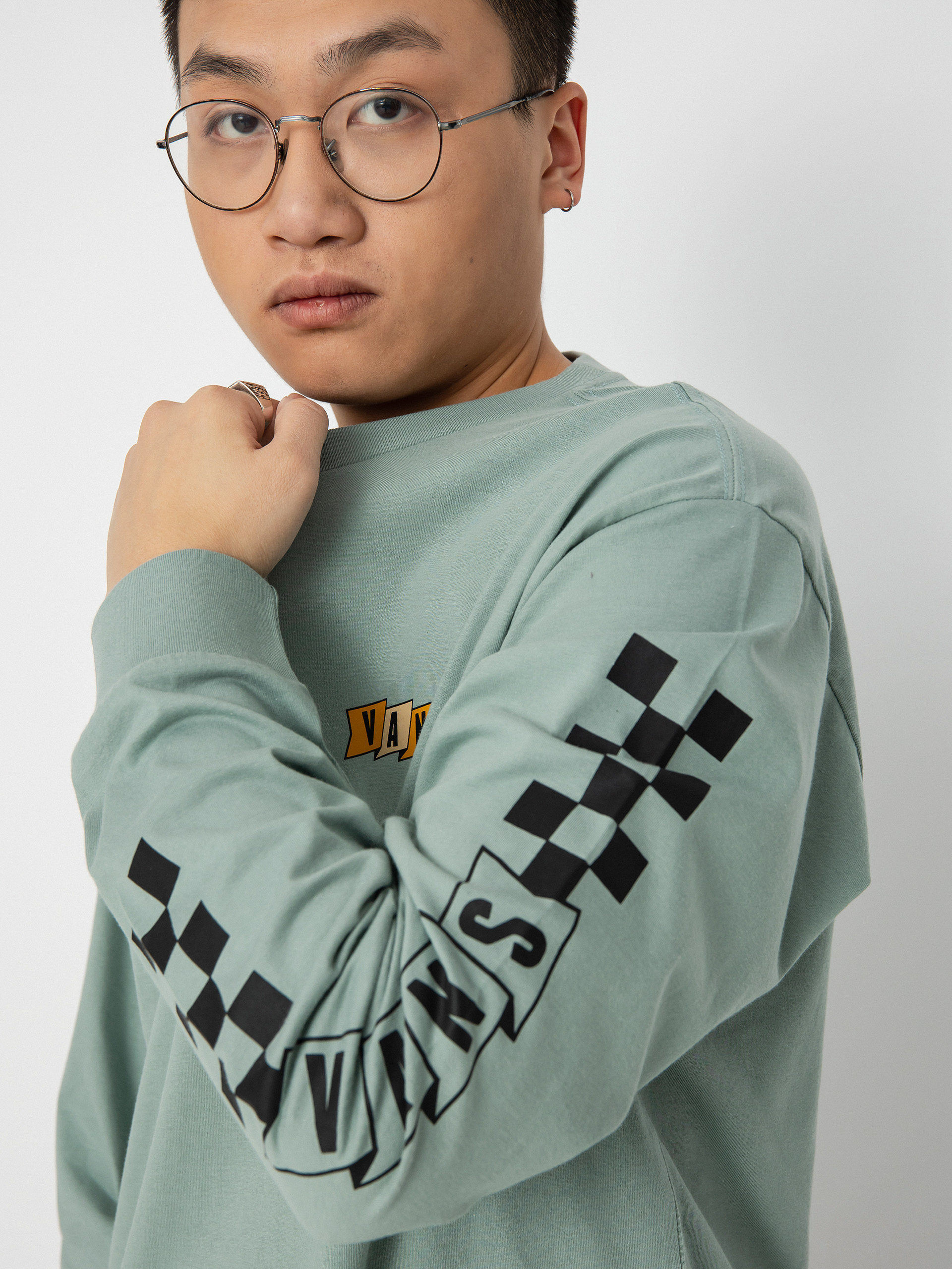 Longsleeve Vans Banner Logo (chinois green)
