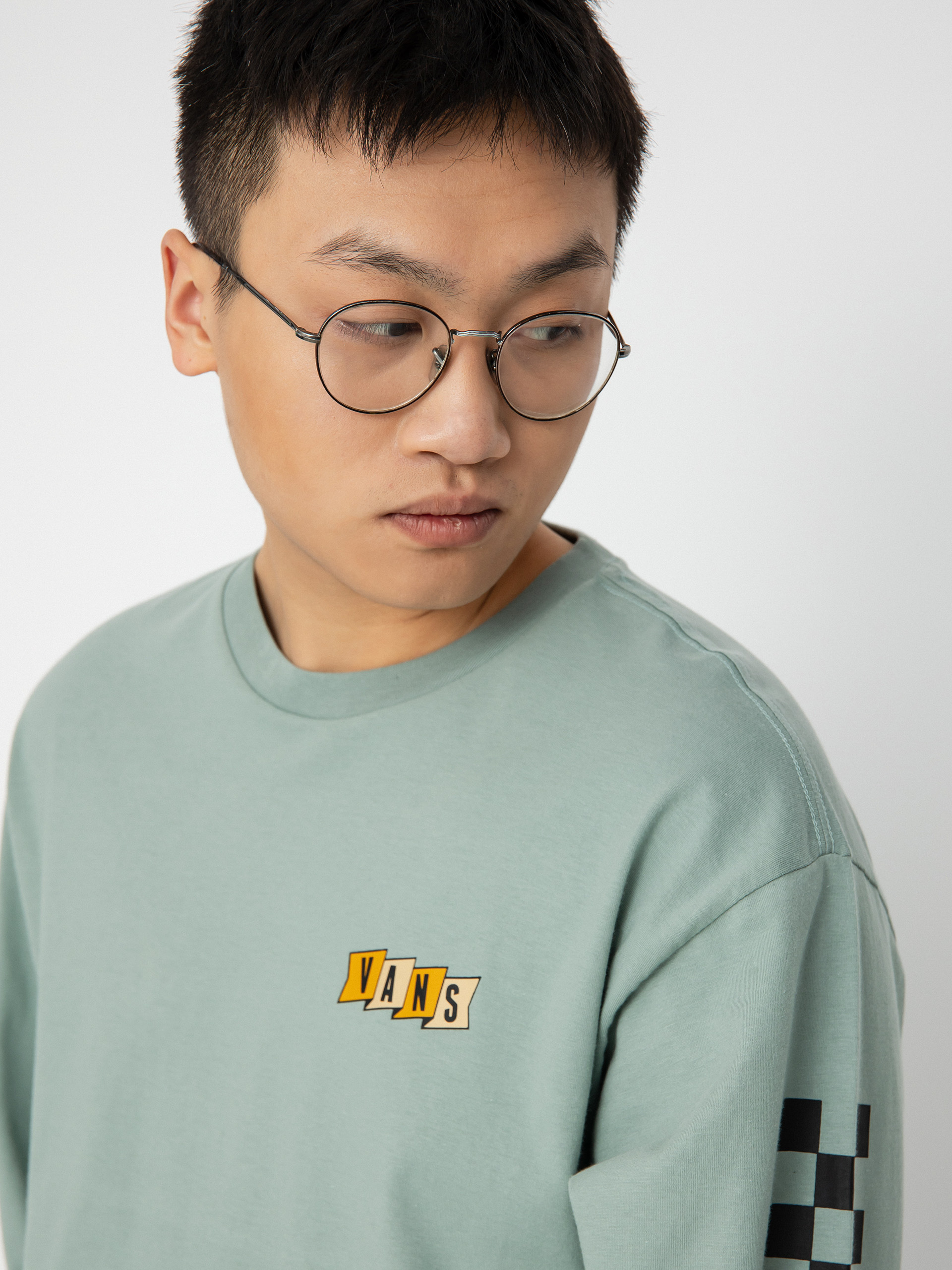 Longsleeve Vans Banner Logo (chinois green)