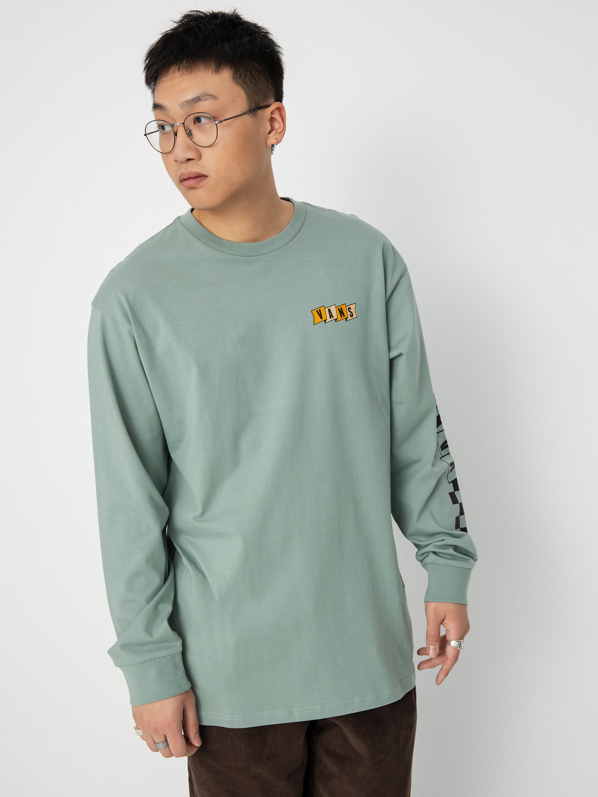 Longsleeve Vans Banner Logo (chinois green)