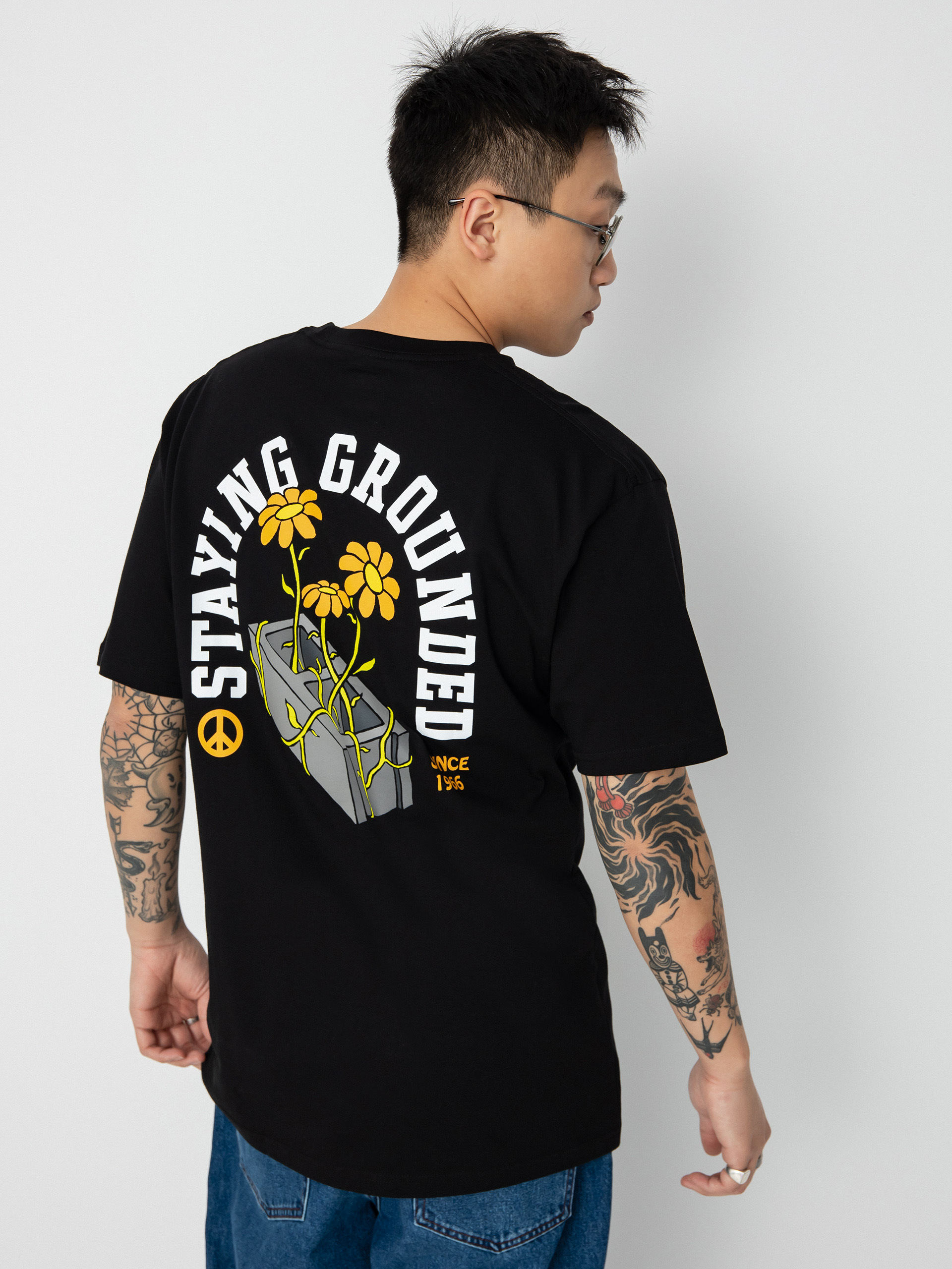 T-shirt Vans Staying Grounded (black)