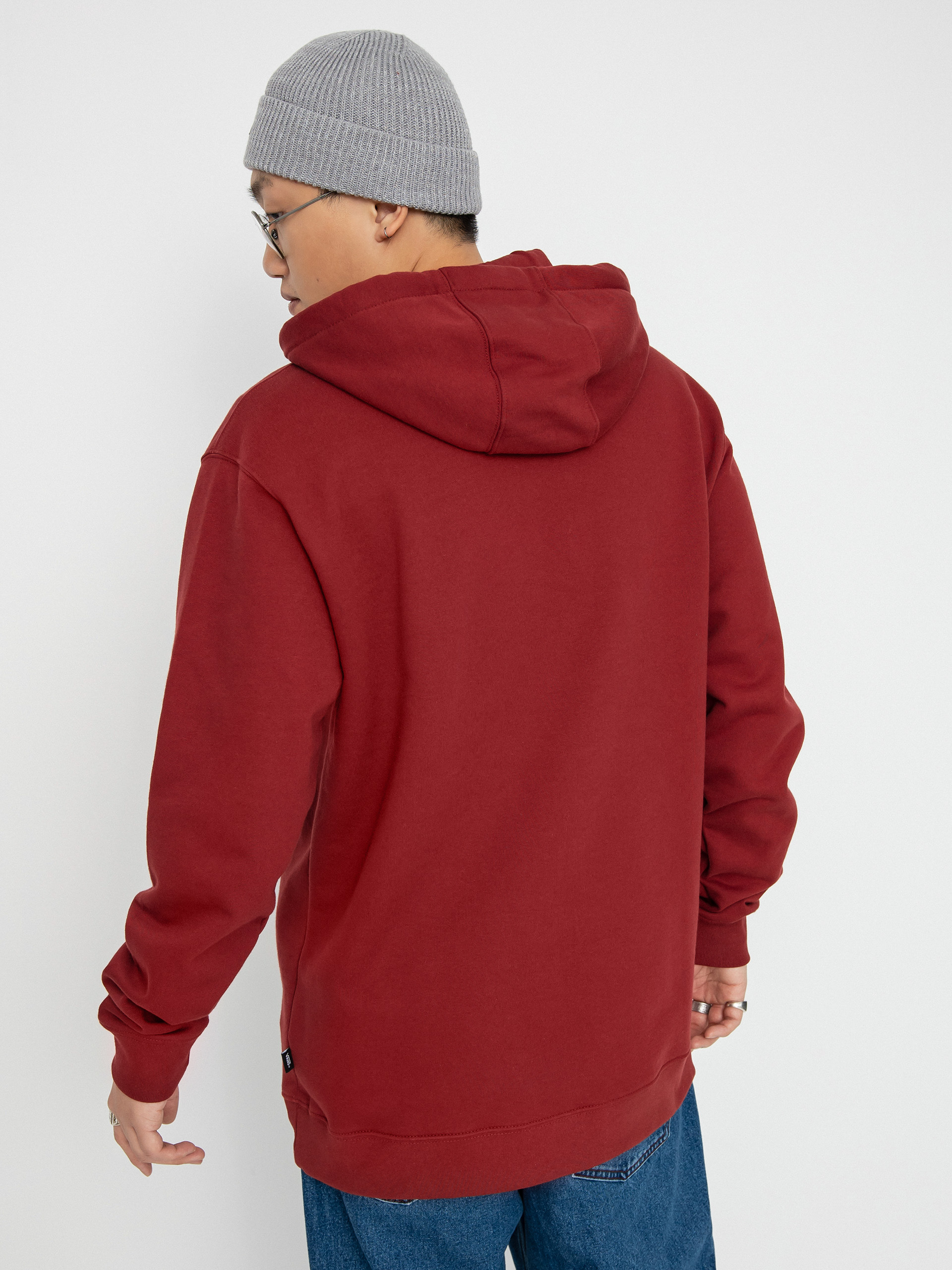 Bluza z kapturem Vans Classic II HD (syrah)