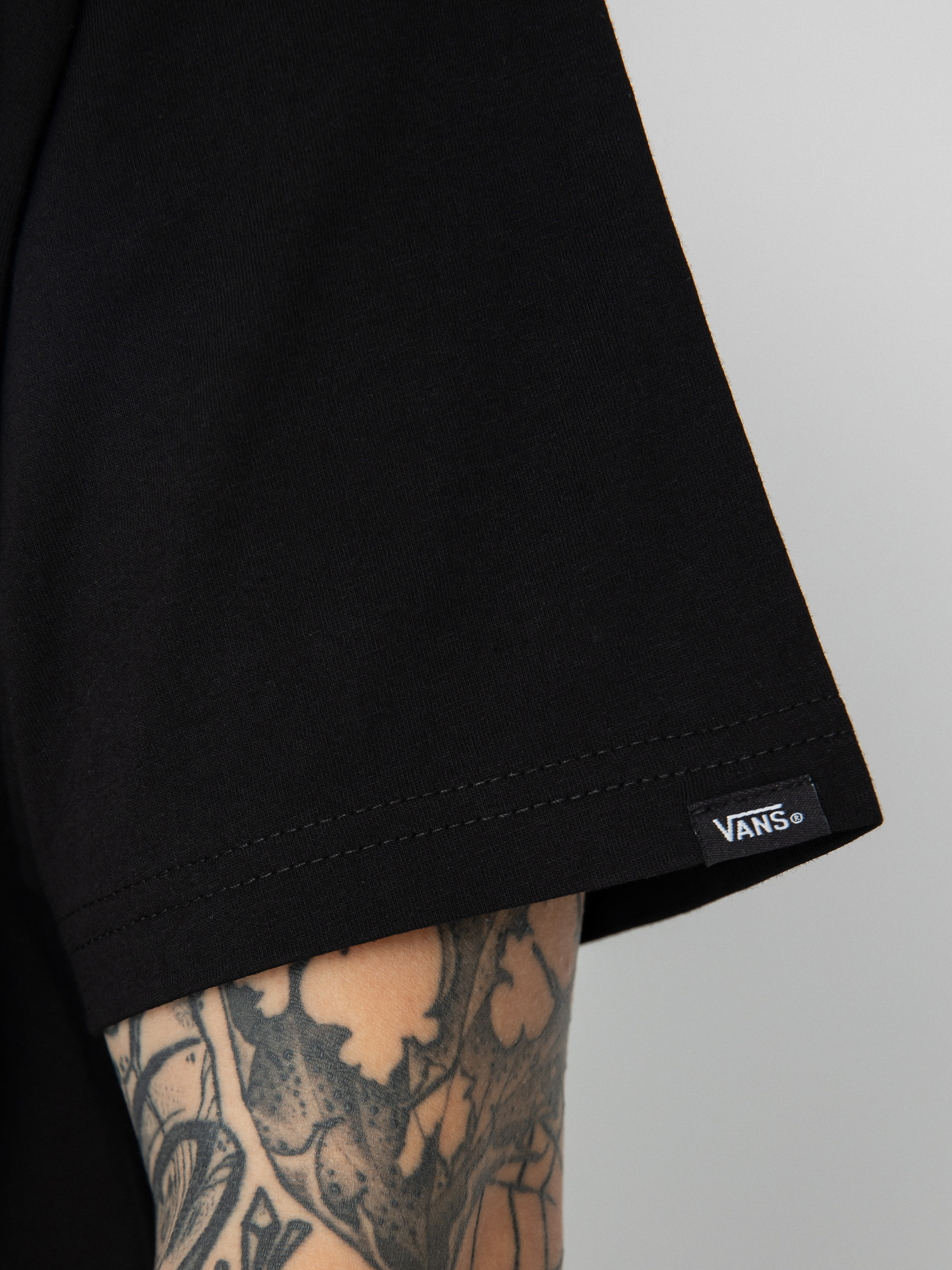 T-shirt Vans Left Chest Logo II (black/waterfall)