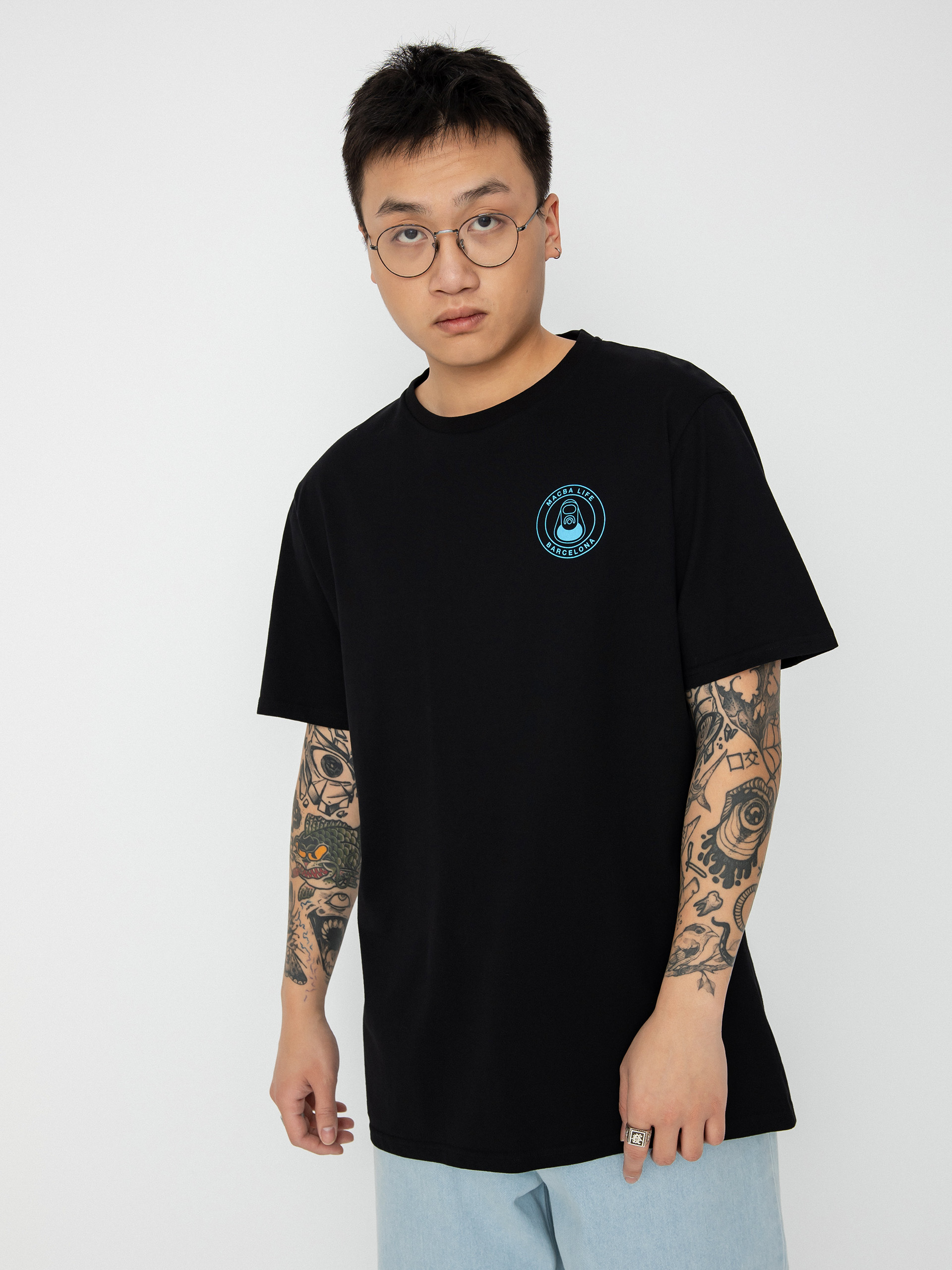 T-shirt Macba Life Og Logo (black/blue)