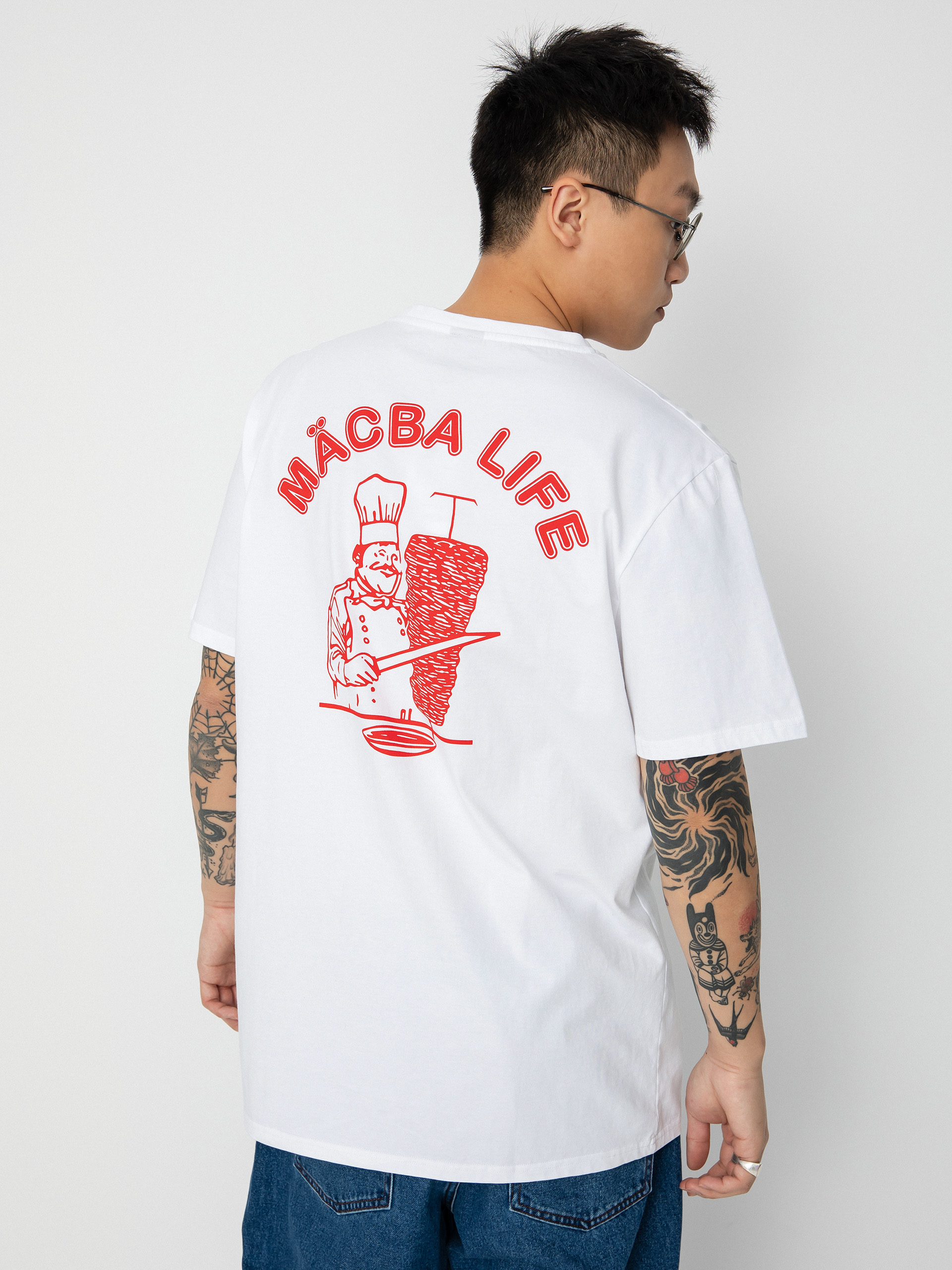 T-shirt Macba Life Donner (white/red)