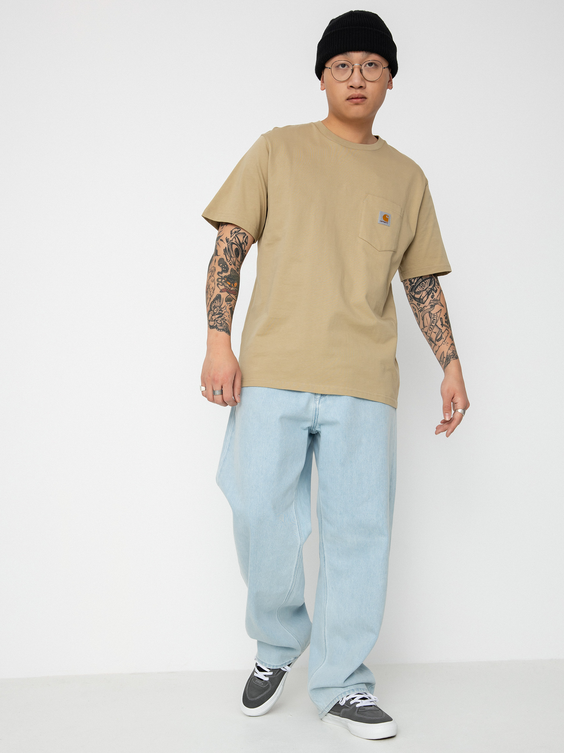 T-shirt Carhartt WIP Pocket (ammonite)