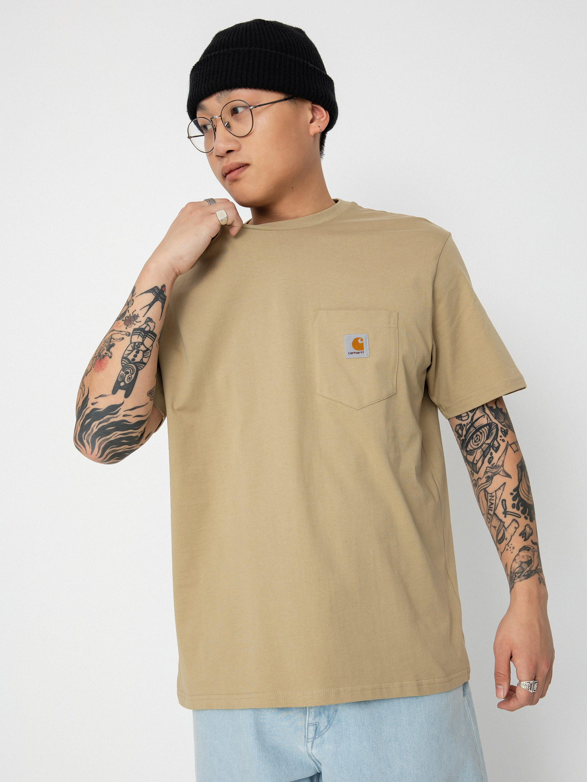 T-shirt Carhartt WIP Pocket (ammonite)