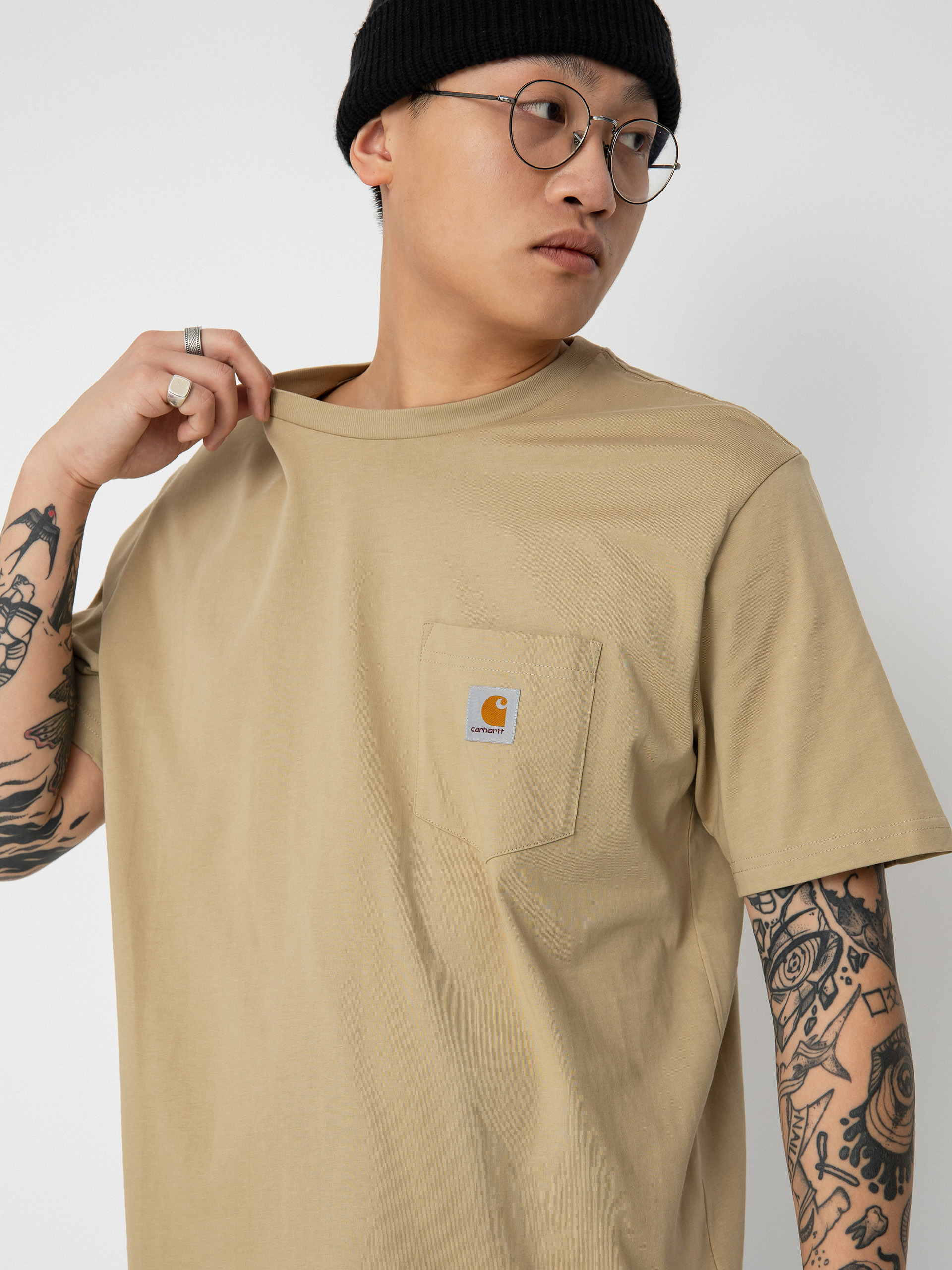 T-shirt Carhartt WIP Pocket (ammonite)