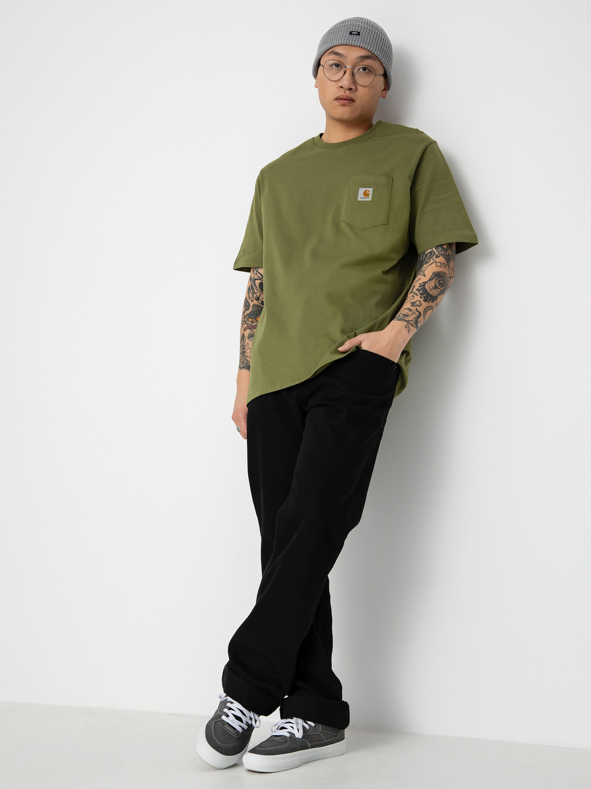 T-shirt Carhartt WIP Pocket (kiwi)