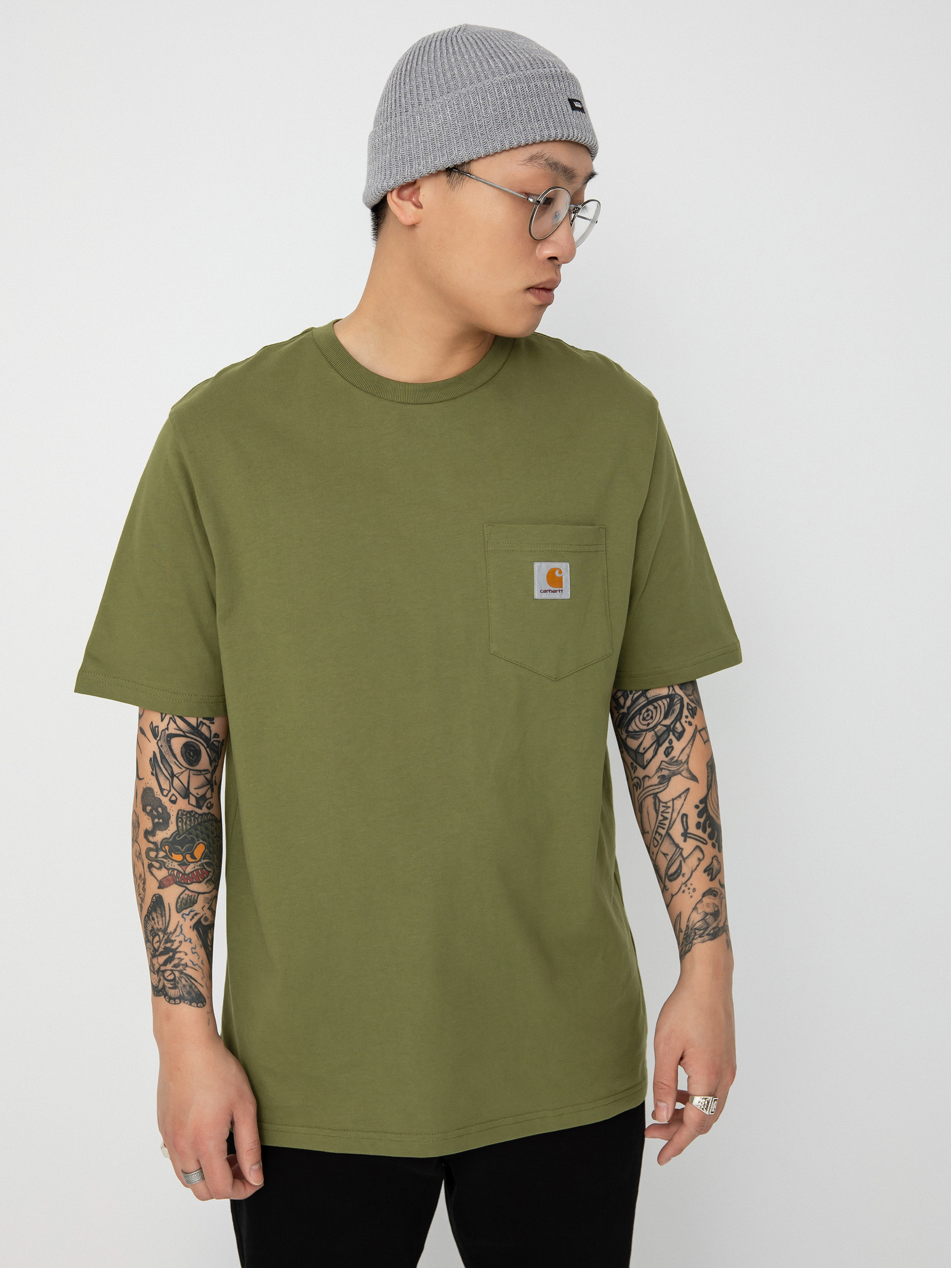 T-shirt Carhartt WIP Pocket (kiwi)