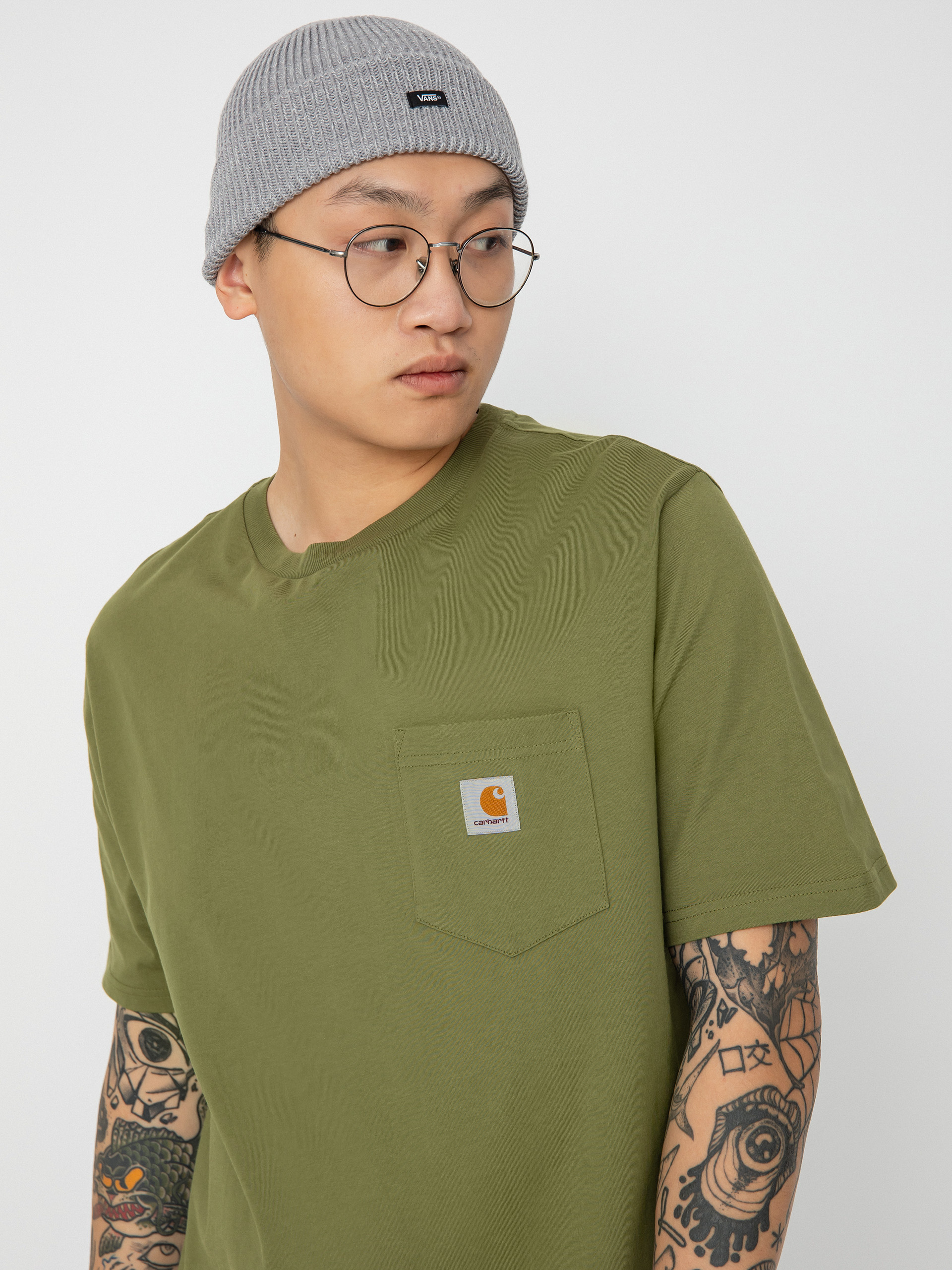 T-shirt Carhartt WIP Pocket (kiwi)