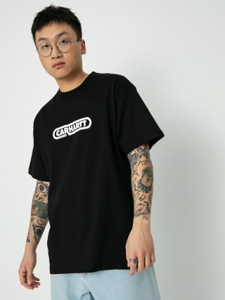 T-shirt Carhartt WIP Fuse Script (black/white)