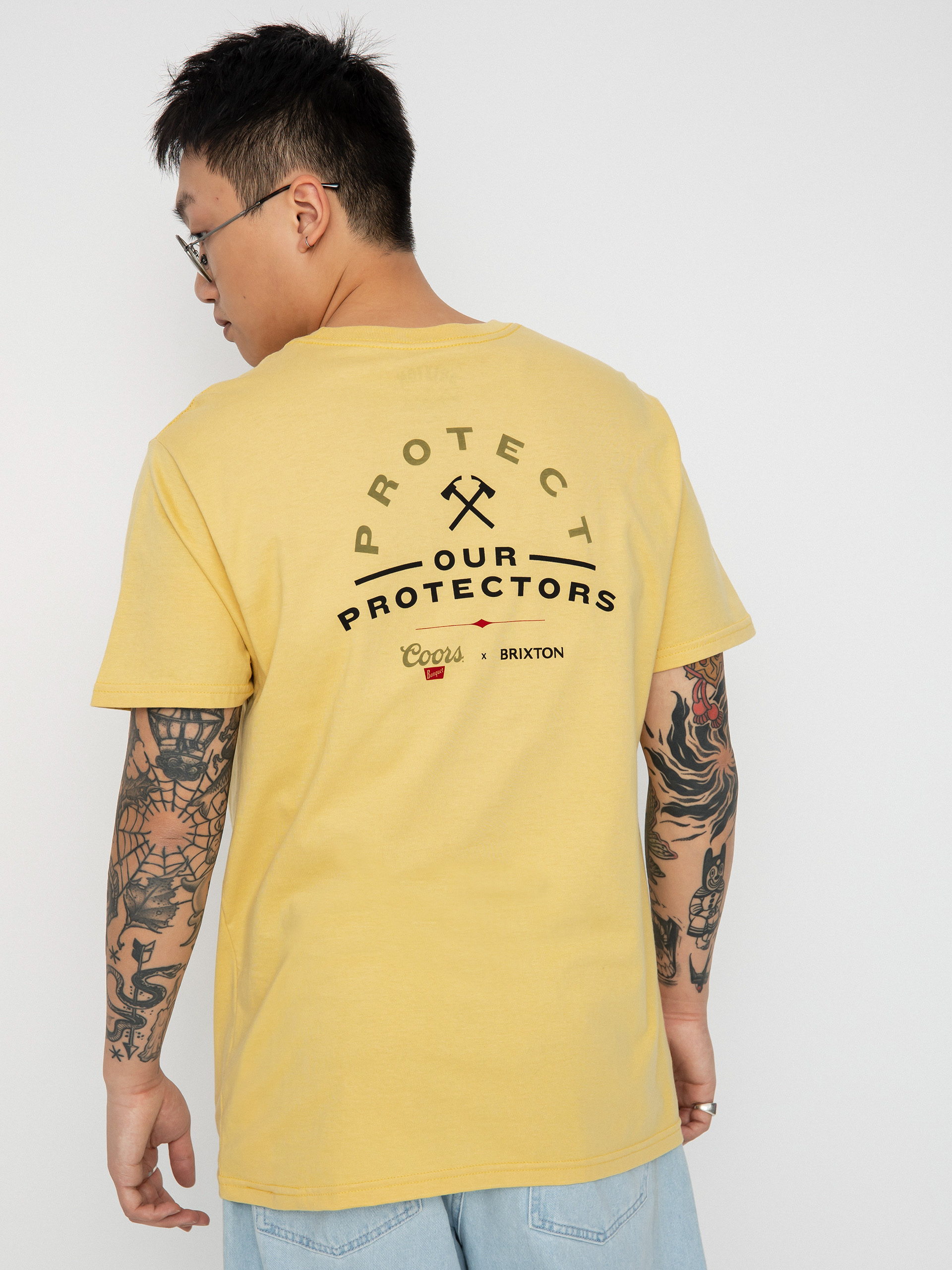 T-shirt Brixton Coors Protector II (buff)