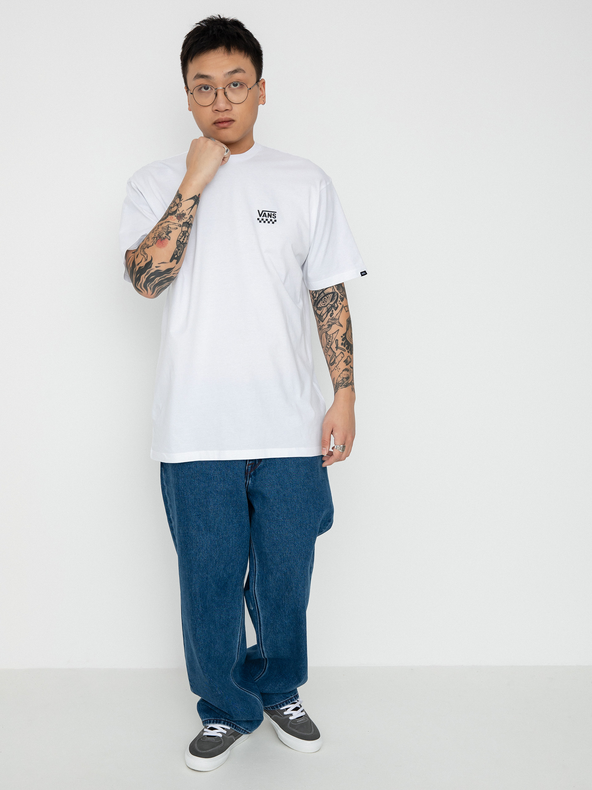 T-shirt Vans Left Chest Logo II (white)