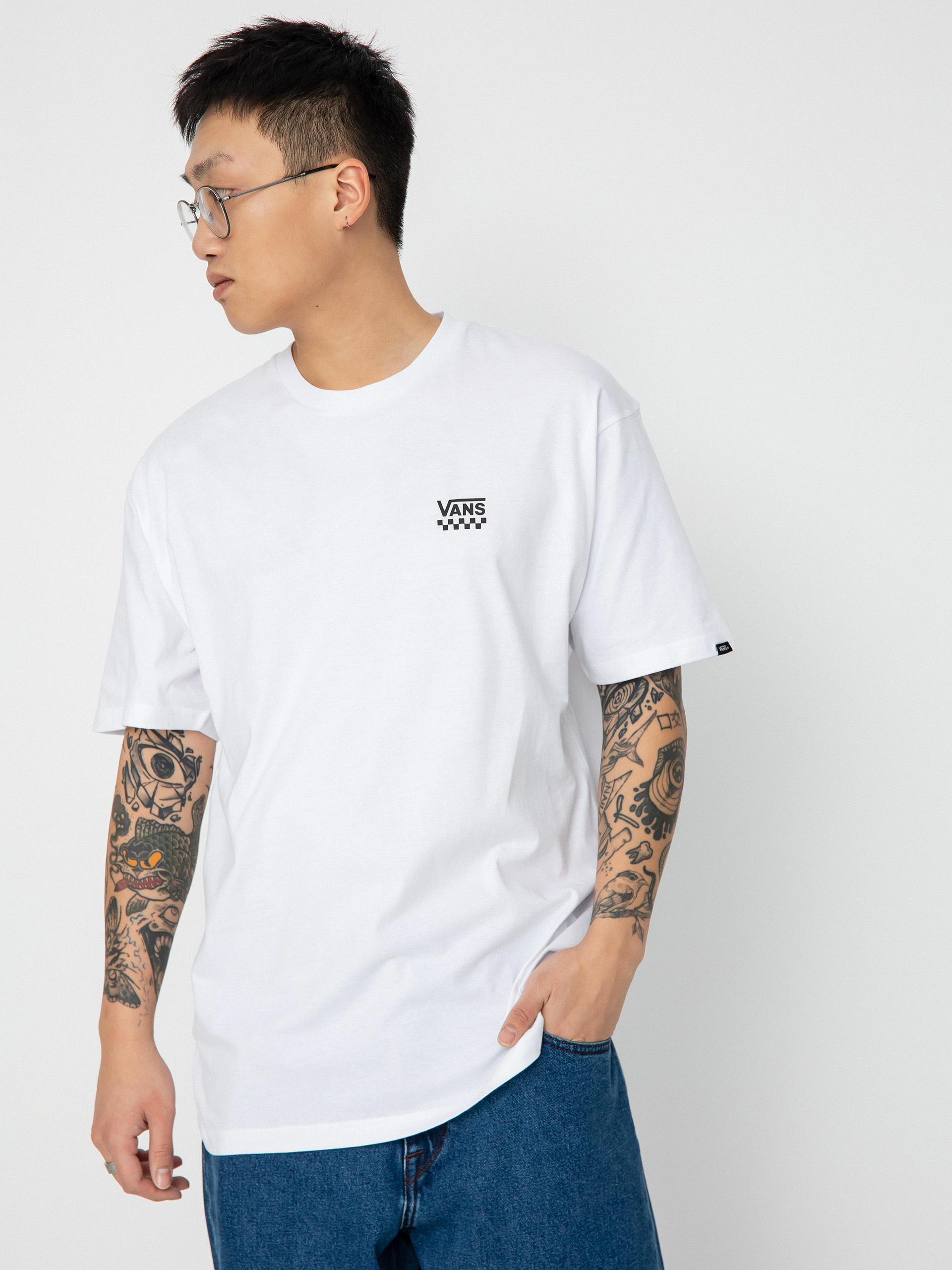 T-shirt Vans Left Chest Logo II (white)