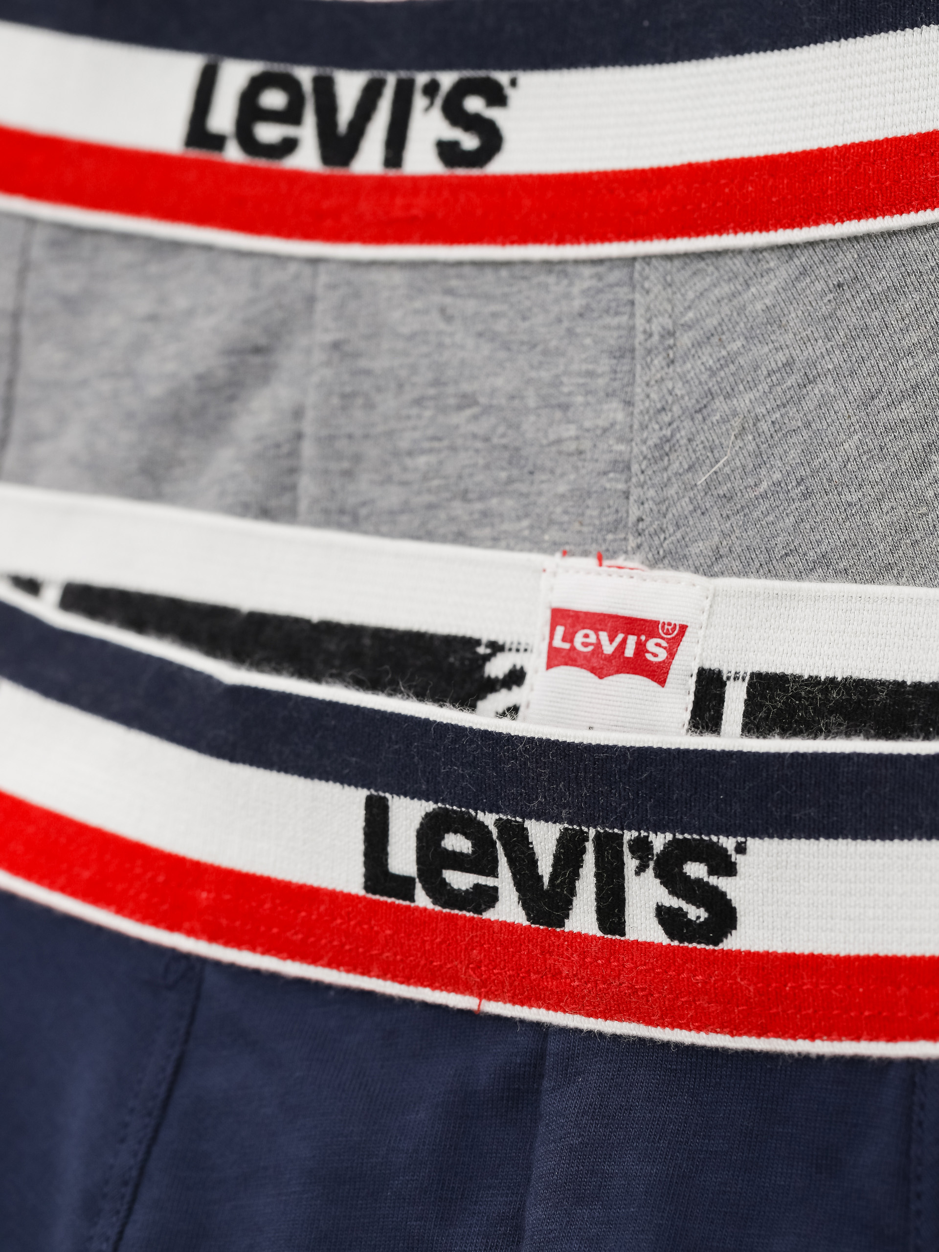 Bokserki Levi's® Logo Boxer Organic (dress  blues)