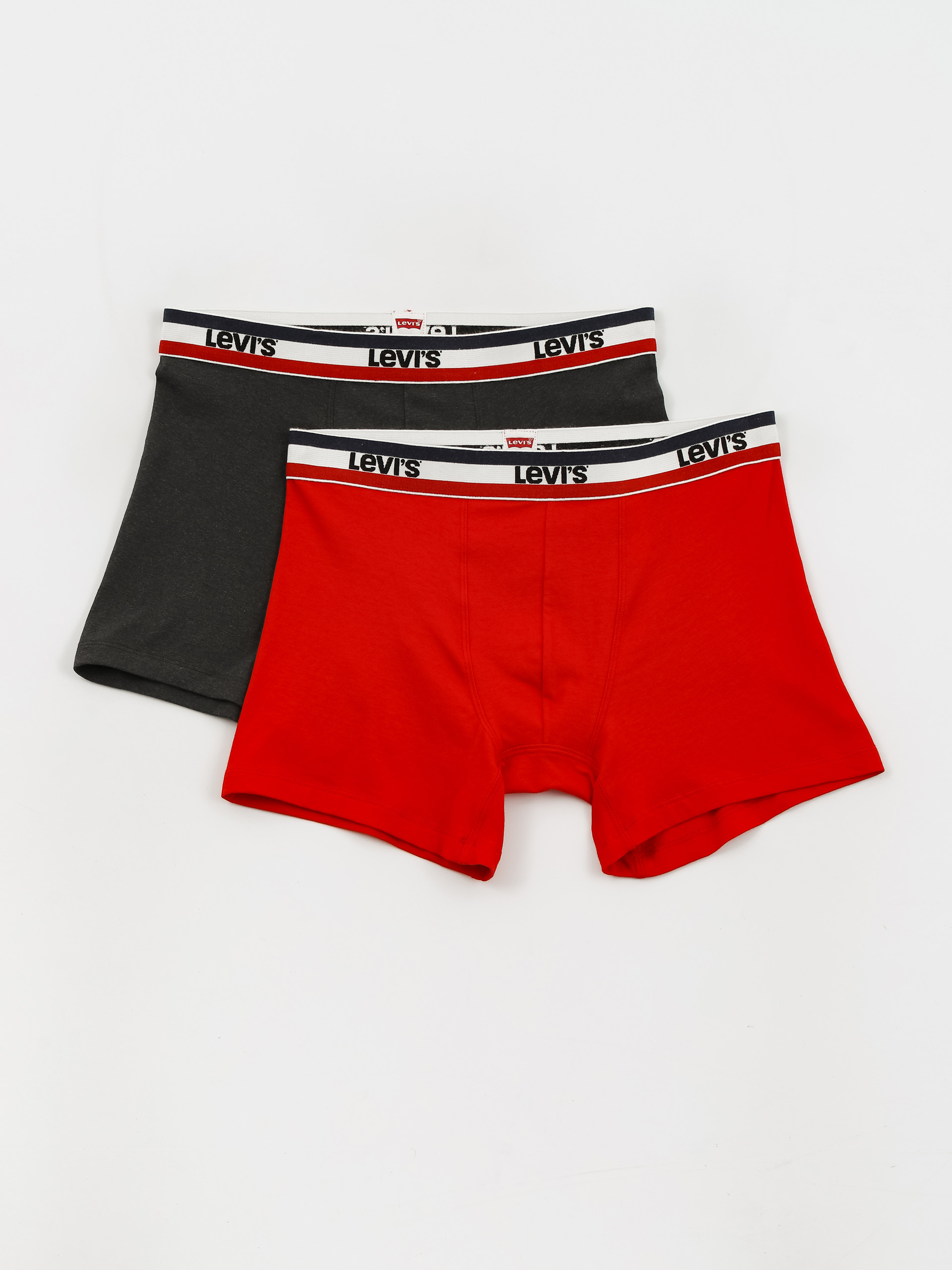 Bokserki Levi's® Logo Boxer Organic (red/black)
