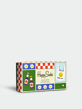 Skarpetki Happy Socks 3 Pack Picnic Time Gift Set (beige)