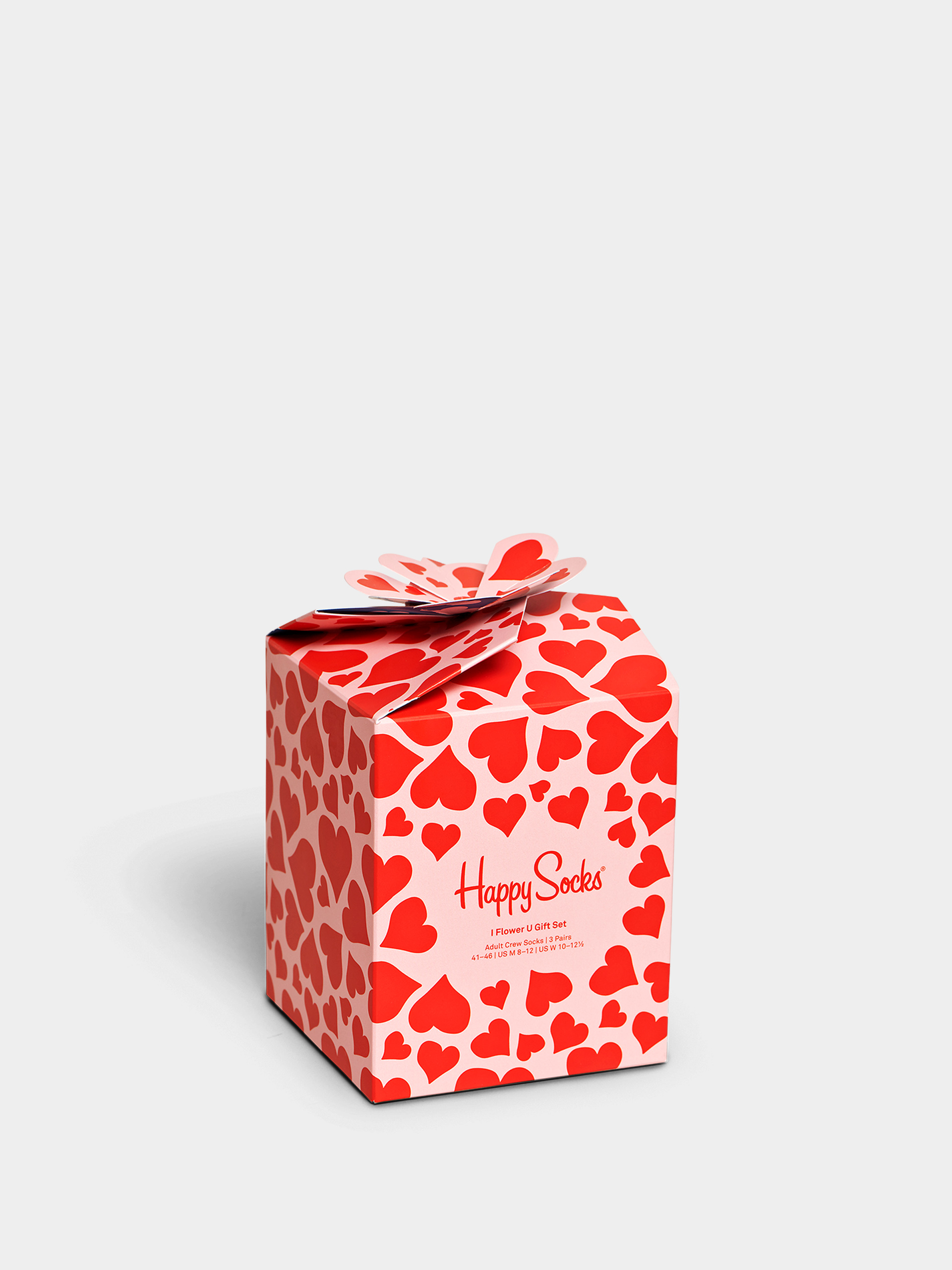 Skarpetki Happy Socks 3 Pack I Flower U Gift Set (red)