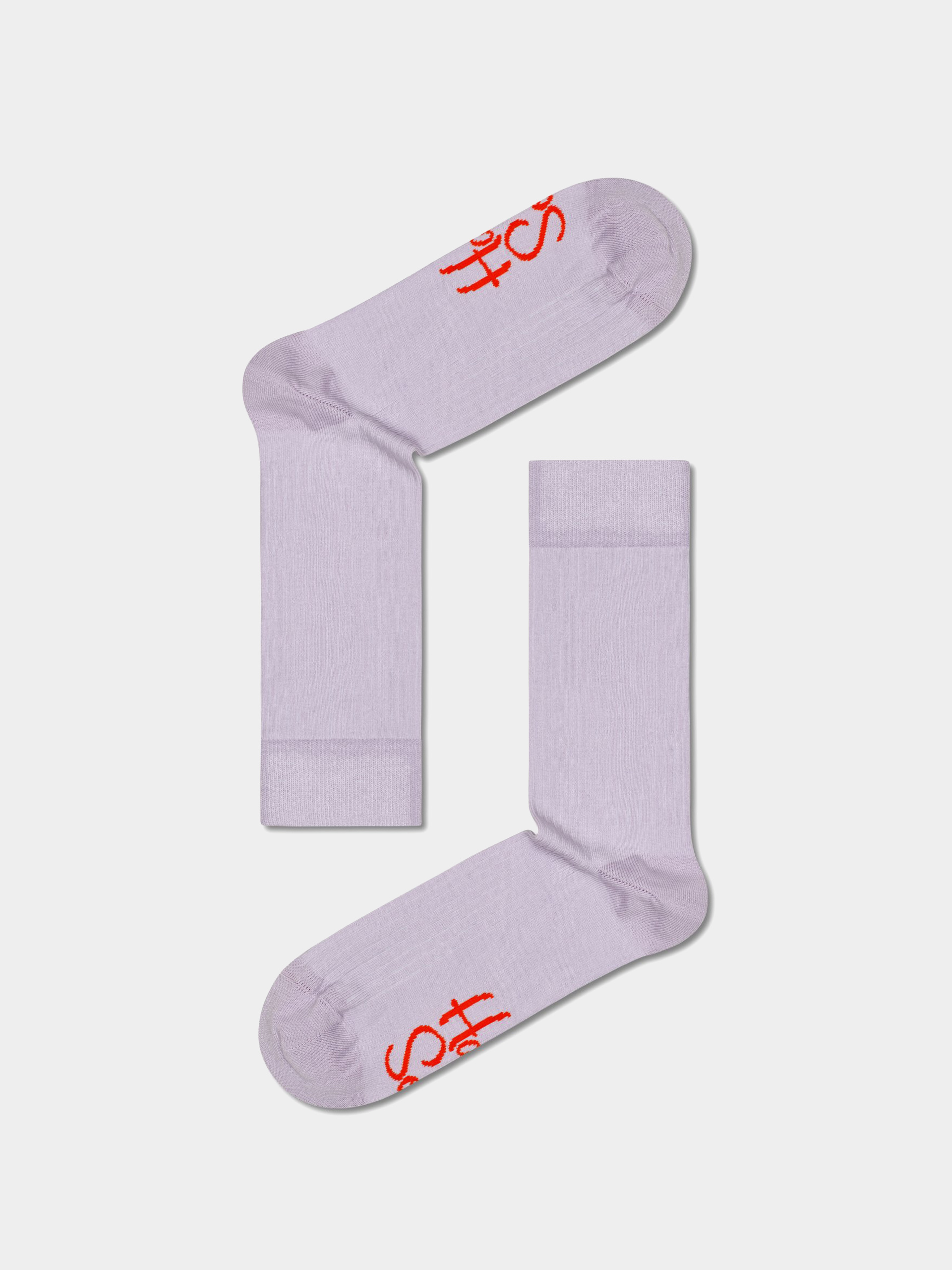 Skarpetki Happy Socks Solid Rib (light purple)