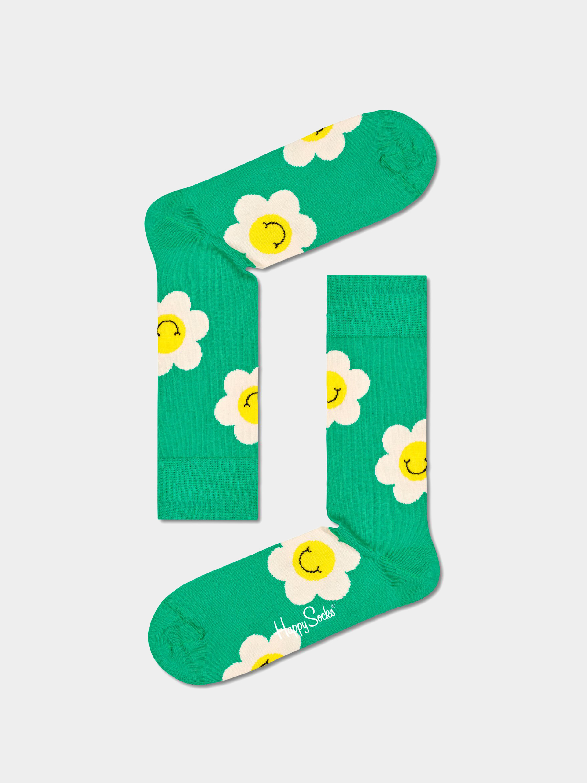 Skarpetki Happy Socks Smiley Daisy (green)