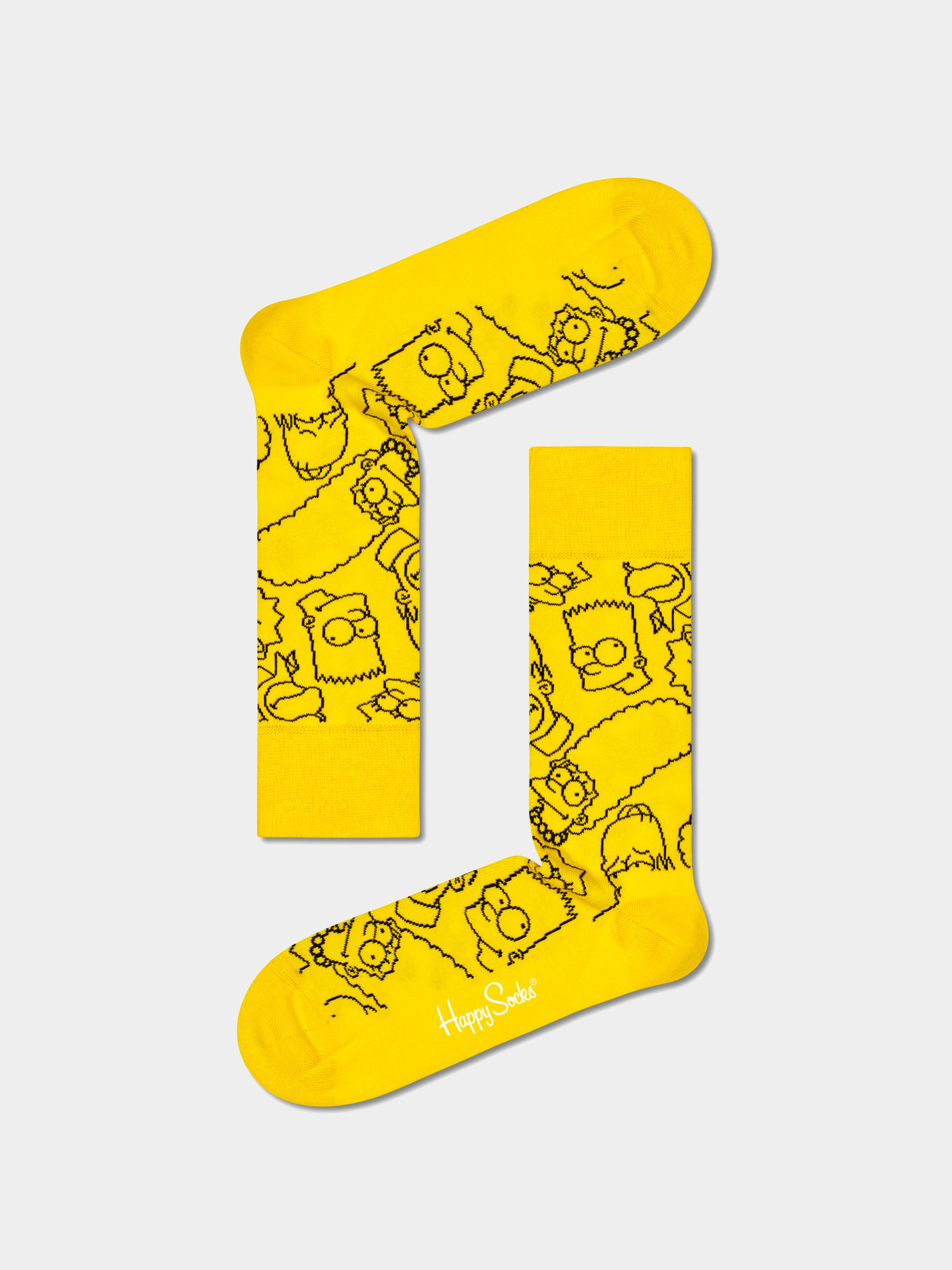 Skarpetki Happy Socks The Simpsons Family (yellow)