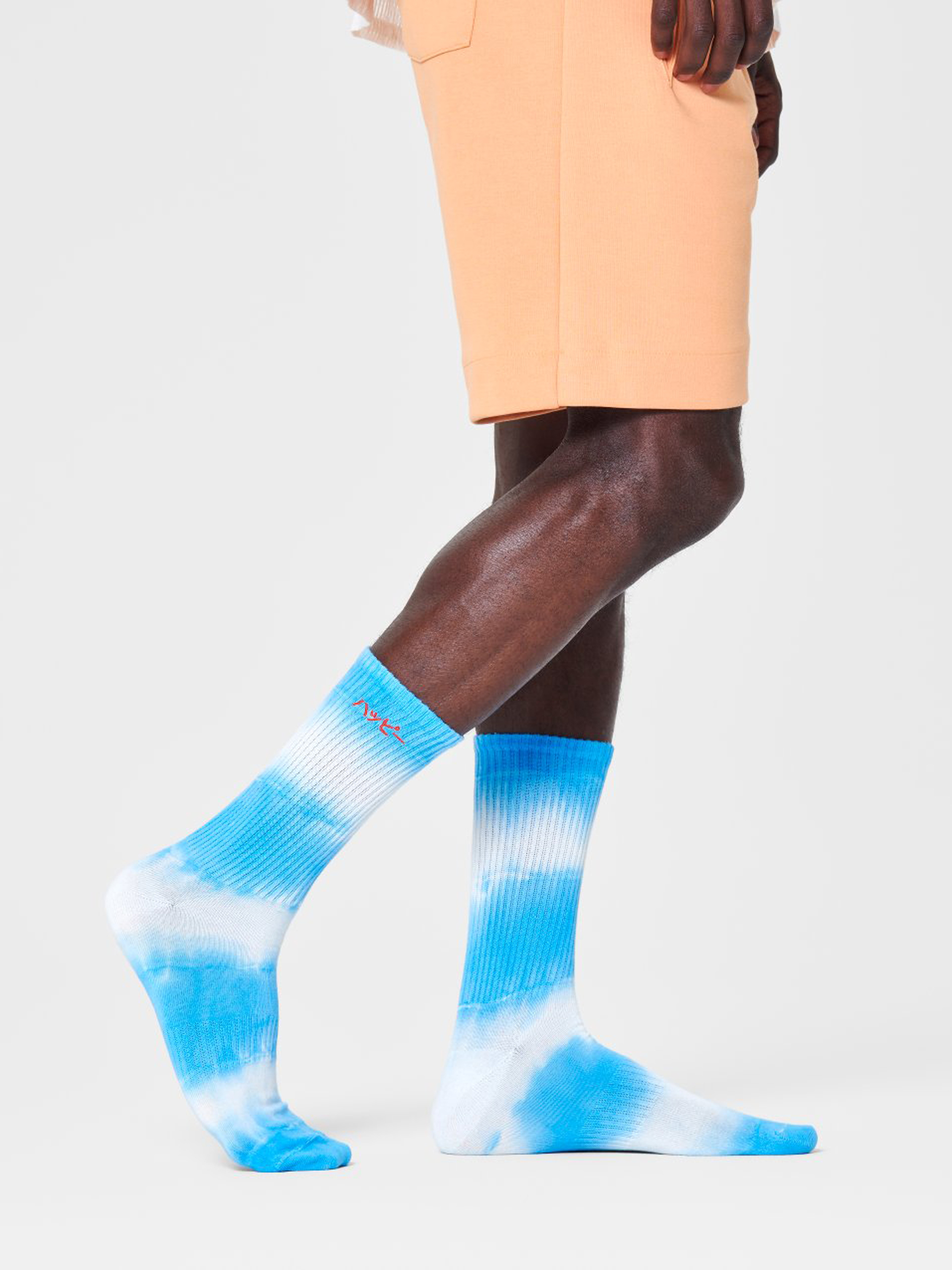 Skarpetki Happy Socks Est 2008 3/4 Crew (blue)