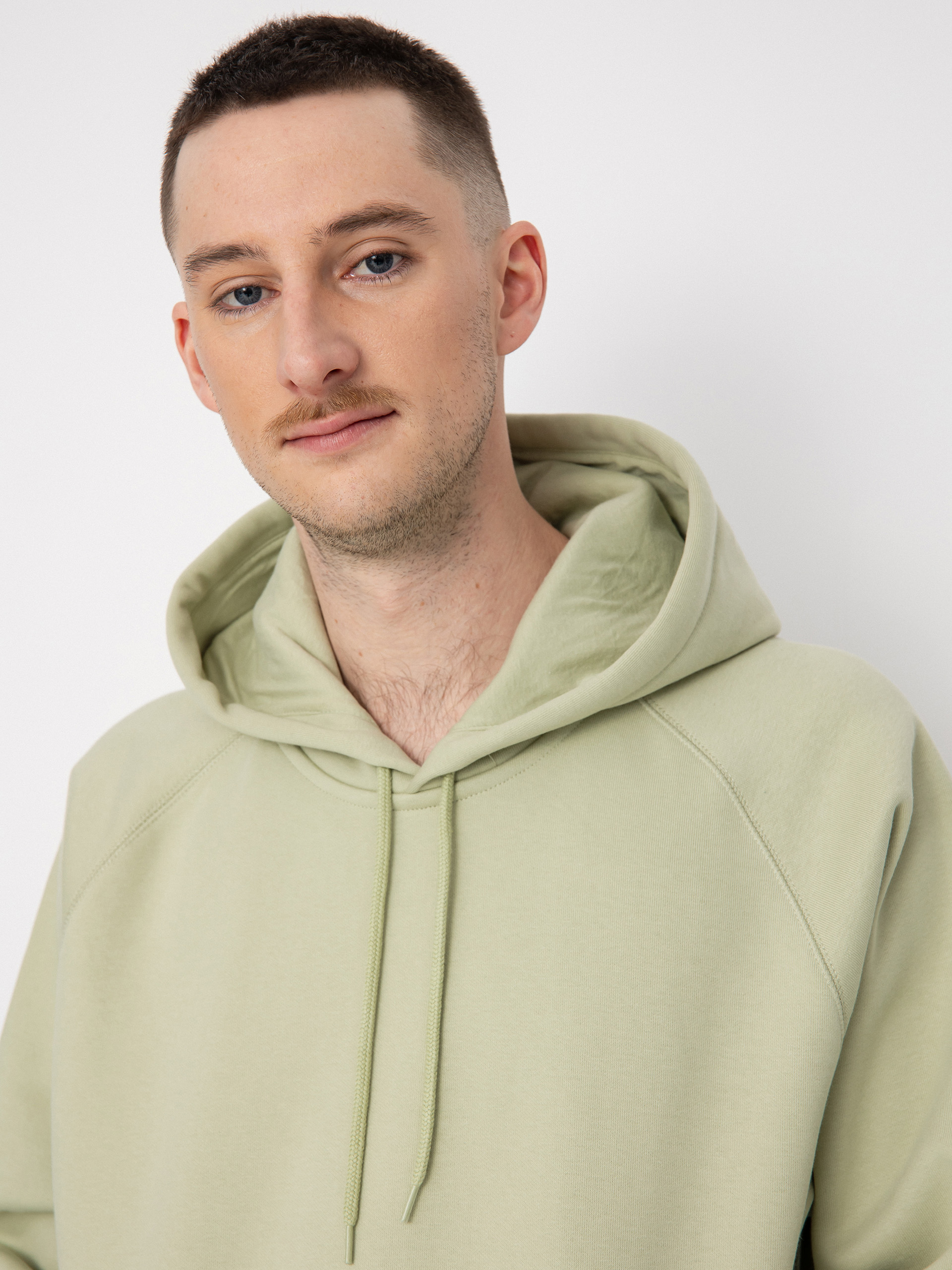 Bluza z kapturem Carhartt WIP Chase HD (agave/gold)