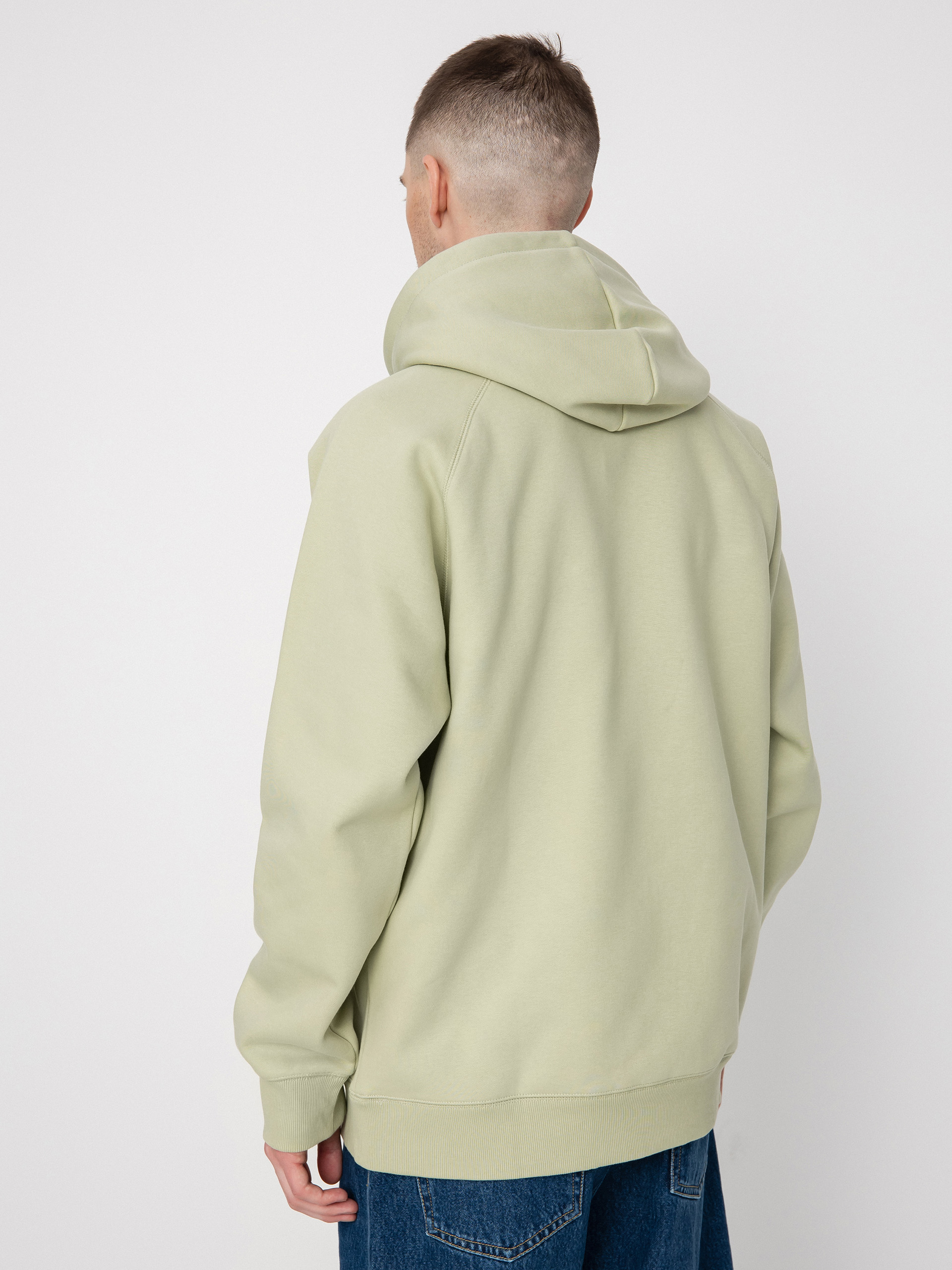 Bluza z kapturem Carhartt WIP Chase HD (agave/gold)
