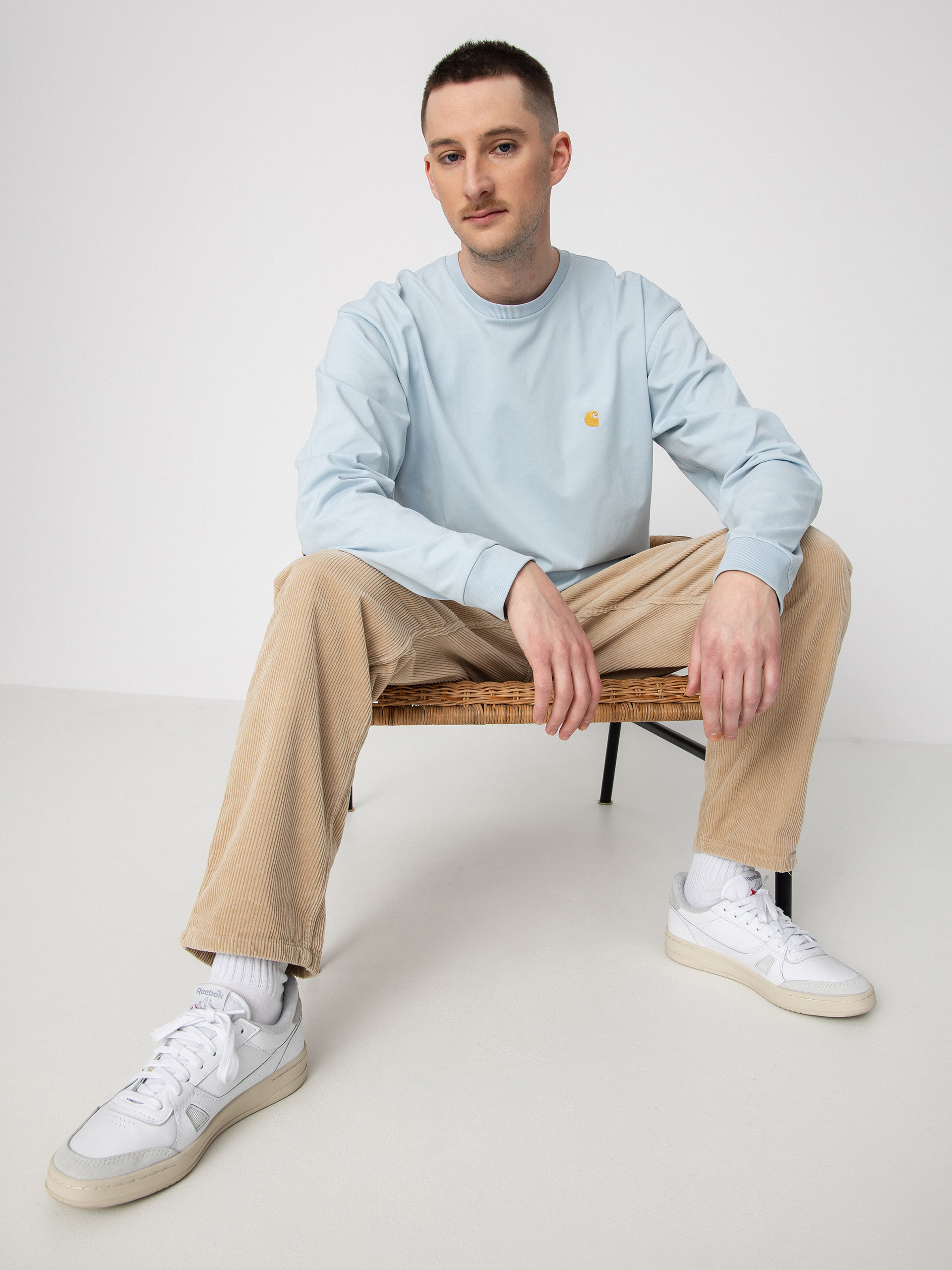 Longsleeve Carhartt WIP Chase (icarus/gold)