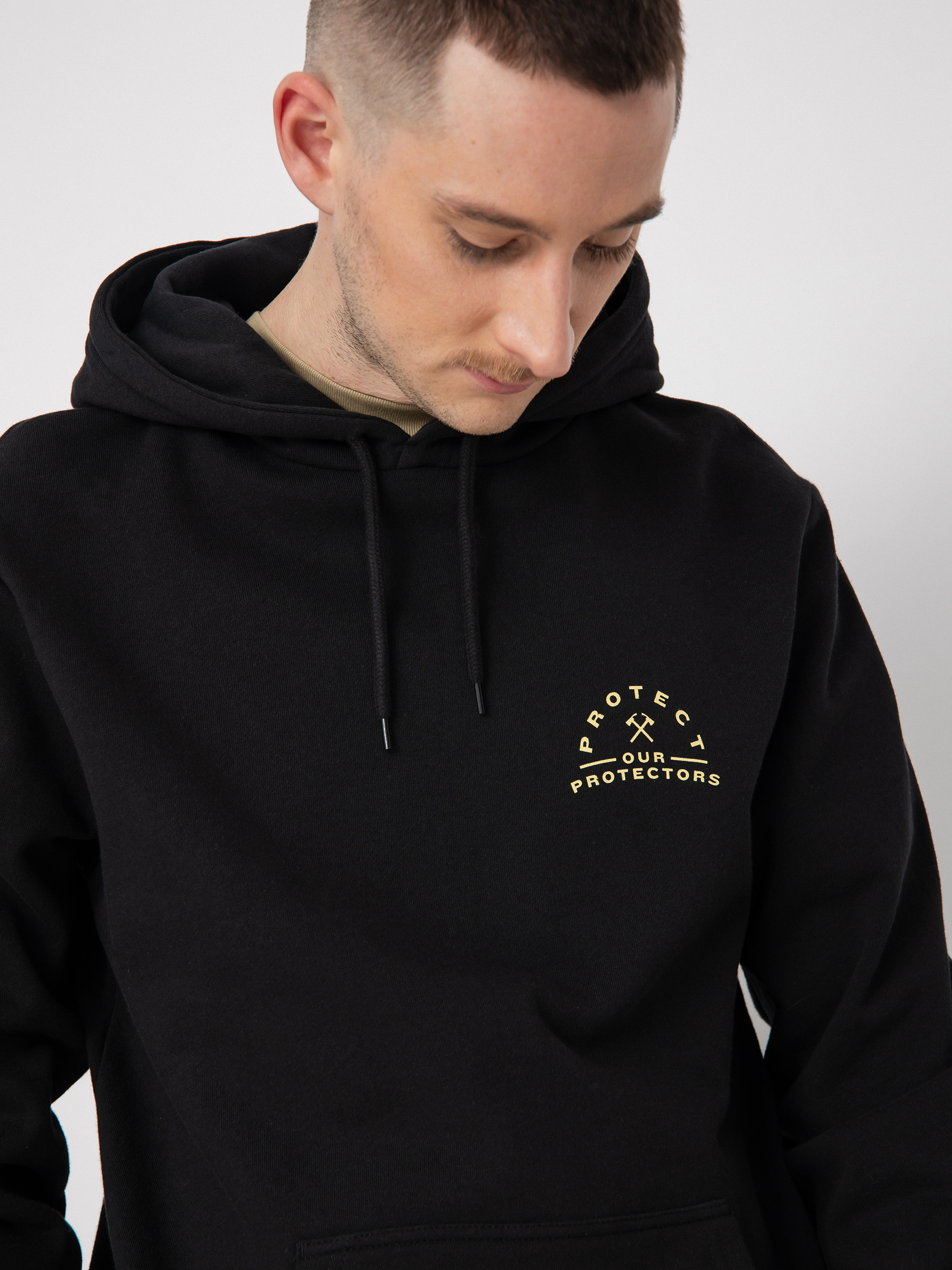 Bluza z kapturem Brixton Coors Protector II HD (black)