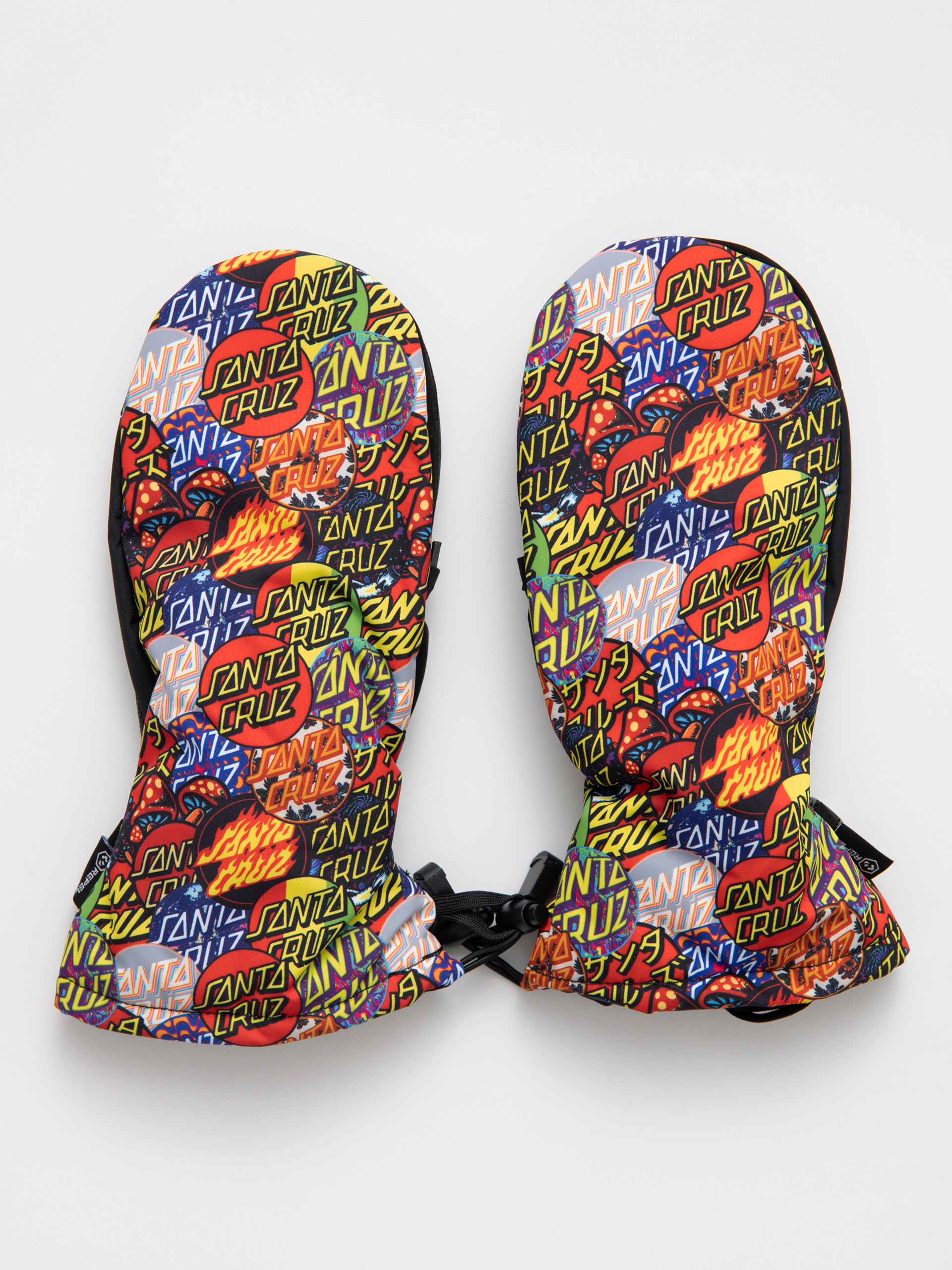 Rękawice ThirtyTwo Santa Cruz Mitt (black/red)