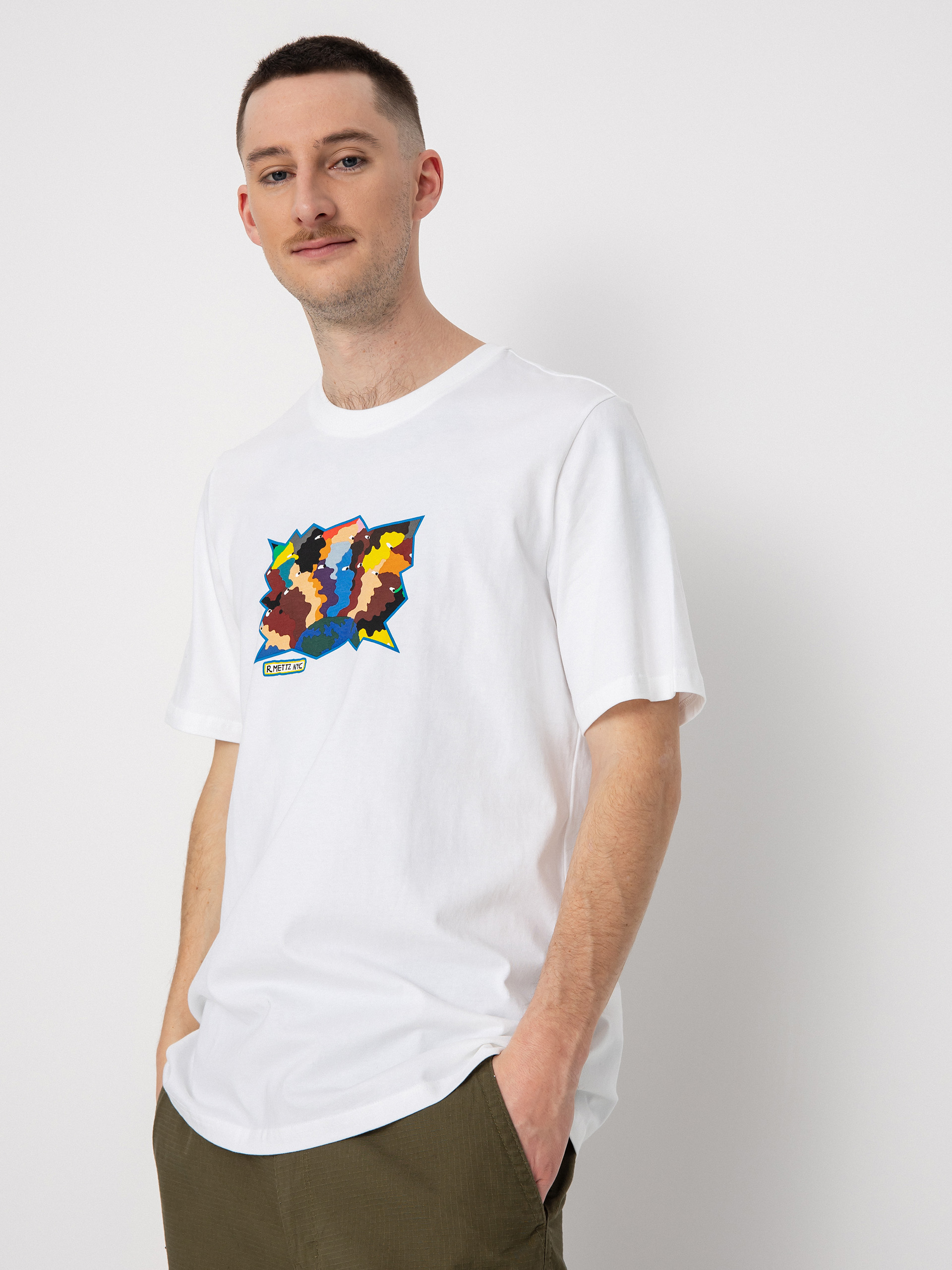 T-shirt adidas Artist G (white/multco)