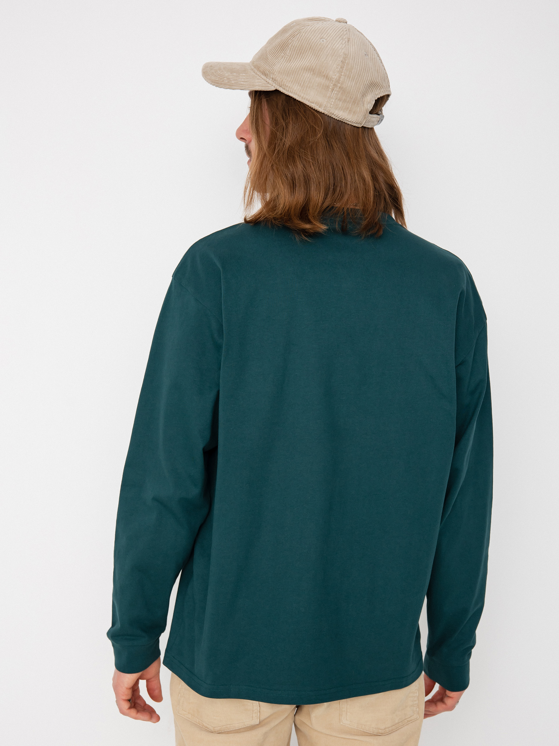 Longsleeve Carhartt WIP Chase (botanic/gold)