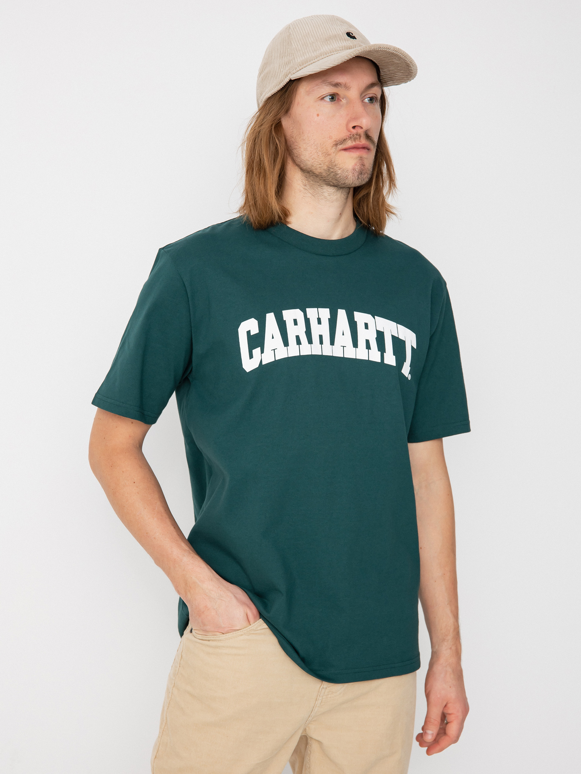 T-shirt Carhartt WIP University (botanic/white)